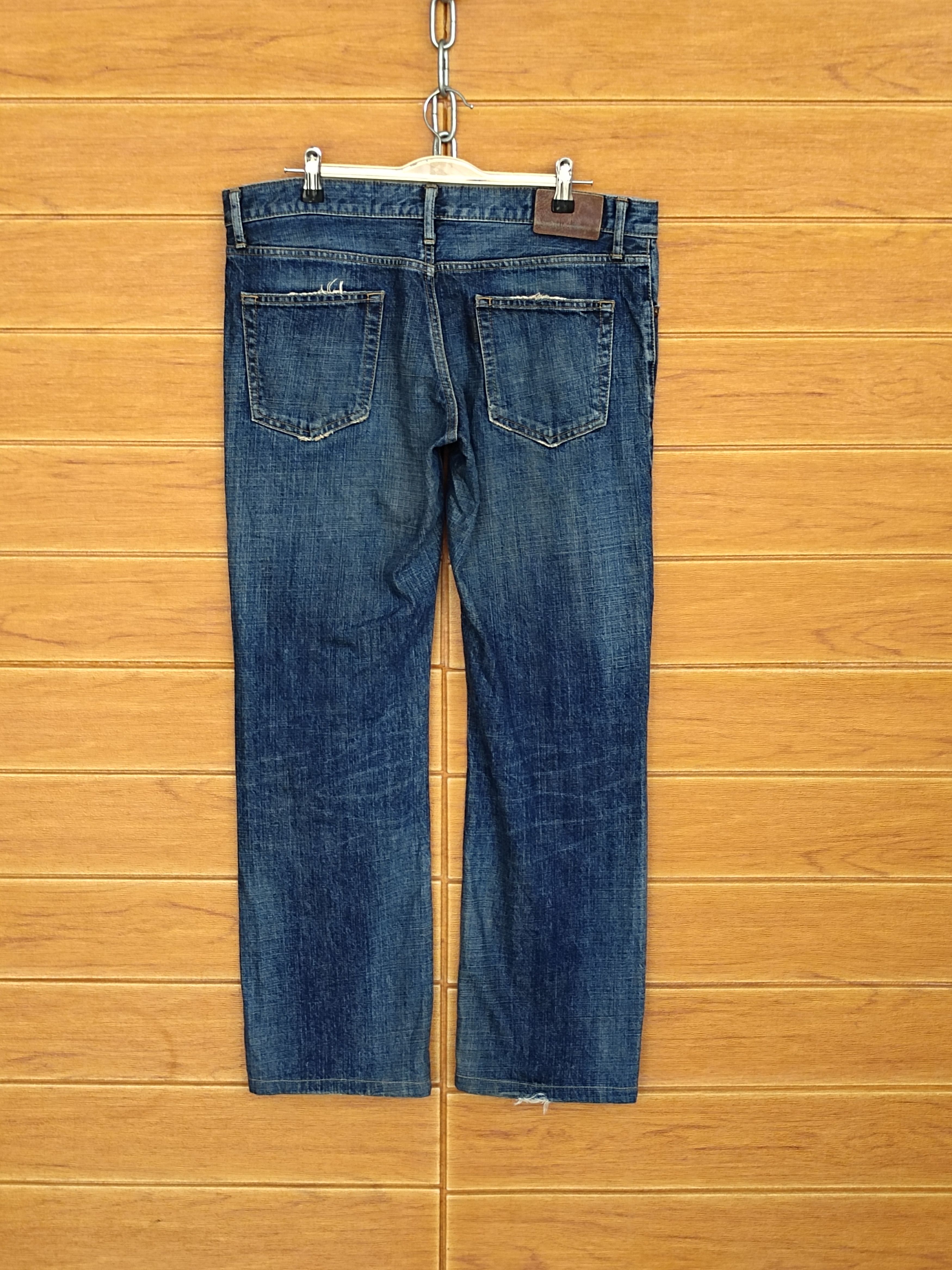 Tete Homme Tete Homme By Issey Miyake Distressed Denim Jeans Size US 30 / EU 46 - 8 Thumbnail