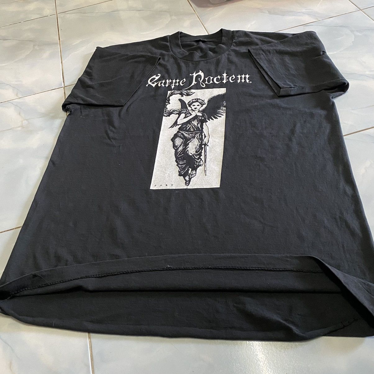 Vintage VTG 90S CARPE NOCTEM MAGAZINE T-SHIRT Size US XL / EU 56 / 4 - 7 Thumbnail