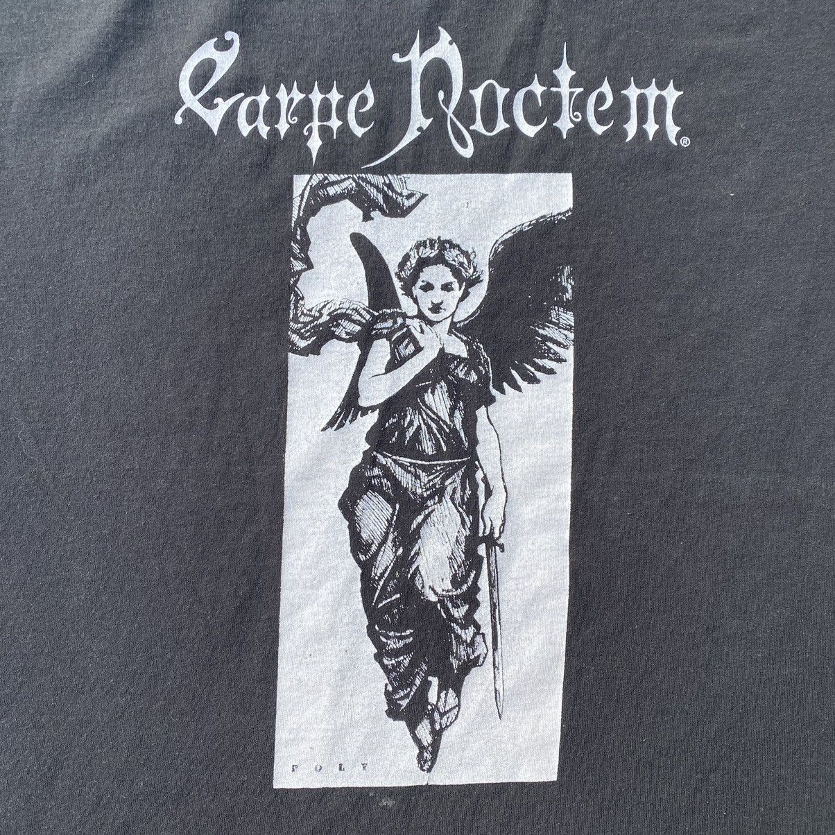 Vintage VTG 90S CARPE NOCTEM MAGAZINE T-SHIRT Size US XL / EU 56 / 4 - 4 Thumbnail