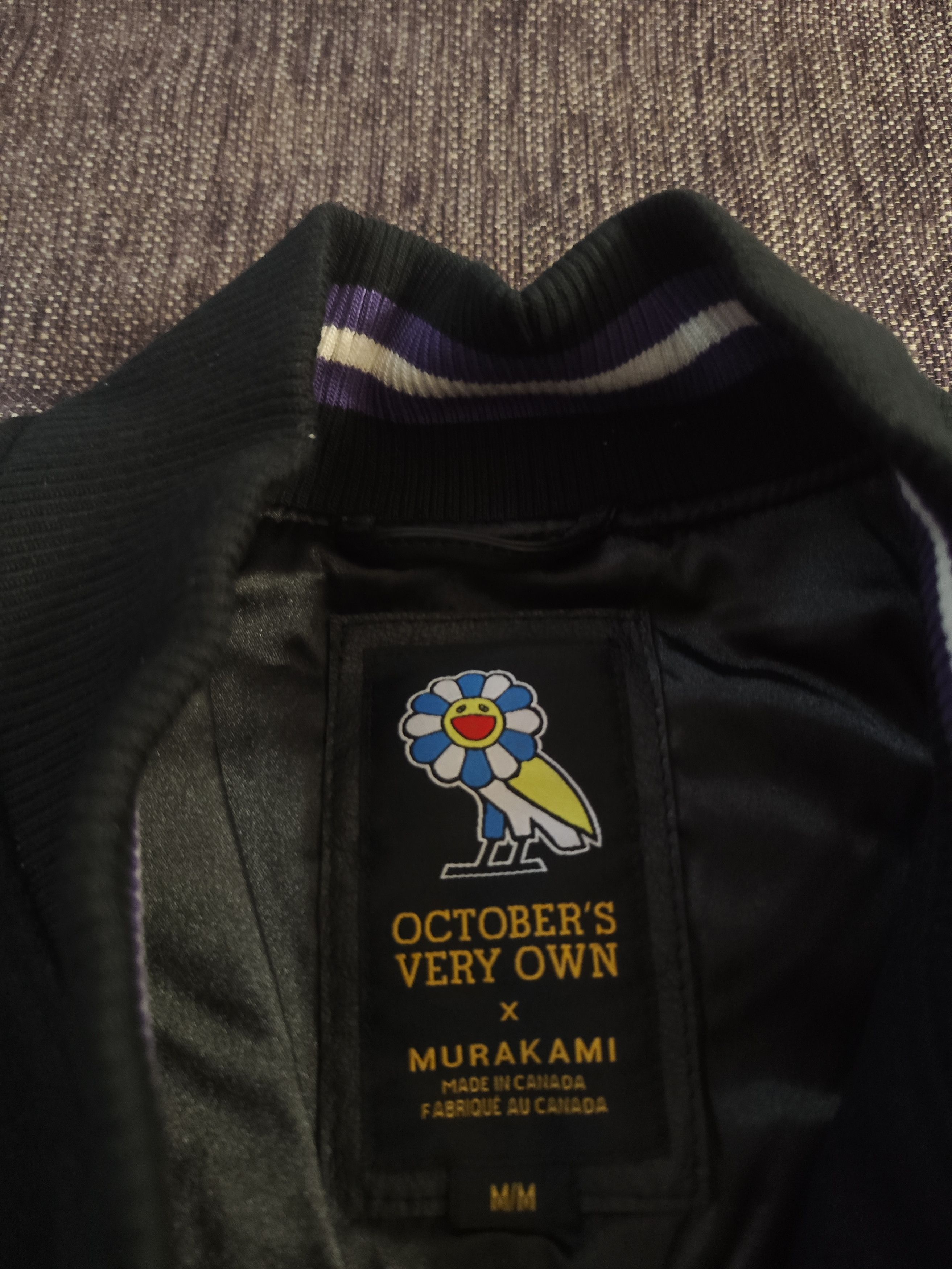 Drake × October's Very Own × Takashi Murakami Takashi Murakami X Ovo Varsity Jacket Black M Size US M / EU 48-50 / 2 - 6 Thumbnail