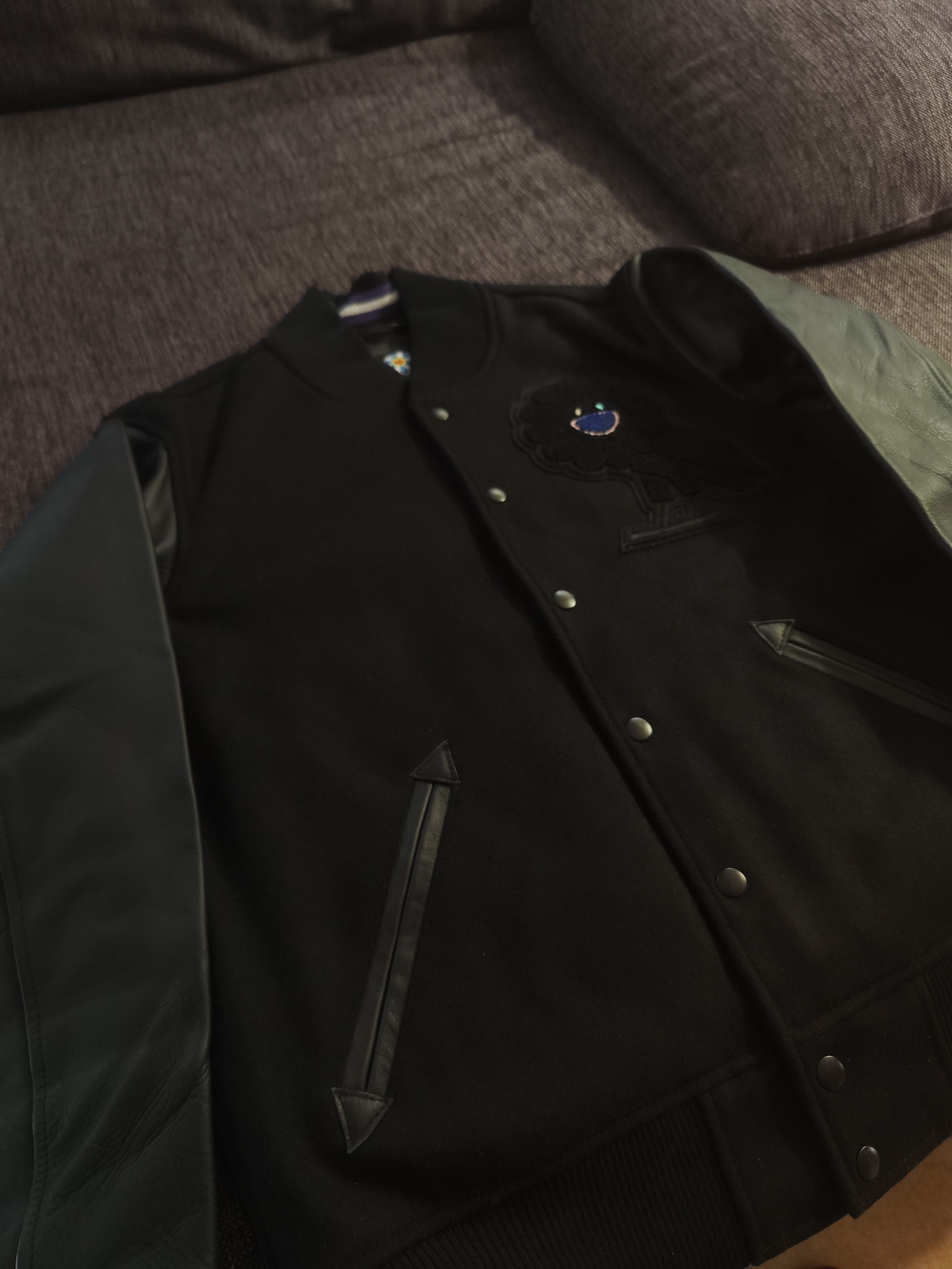 Drake × October's Very Own × Takashi Murakami Takashi Murakami X Ovo Varsity Jacket Black M Size US M / EU 48-50 / 2 - 9 Thumbnail