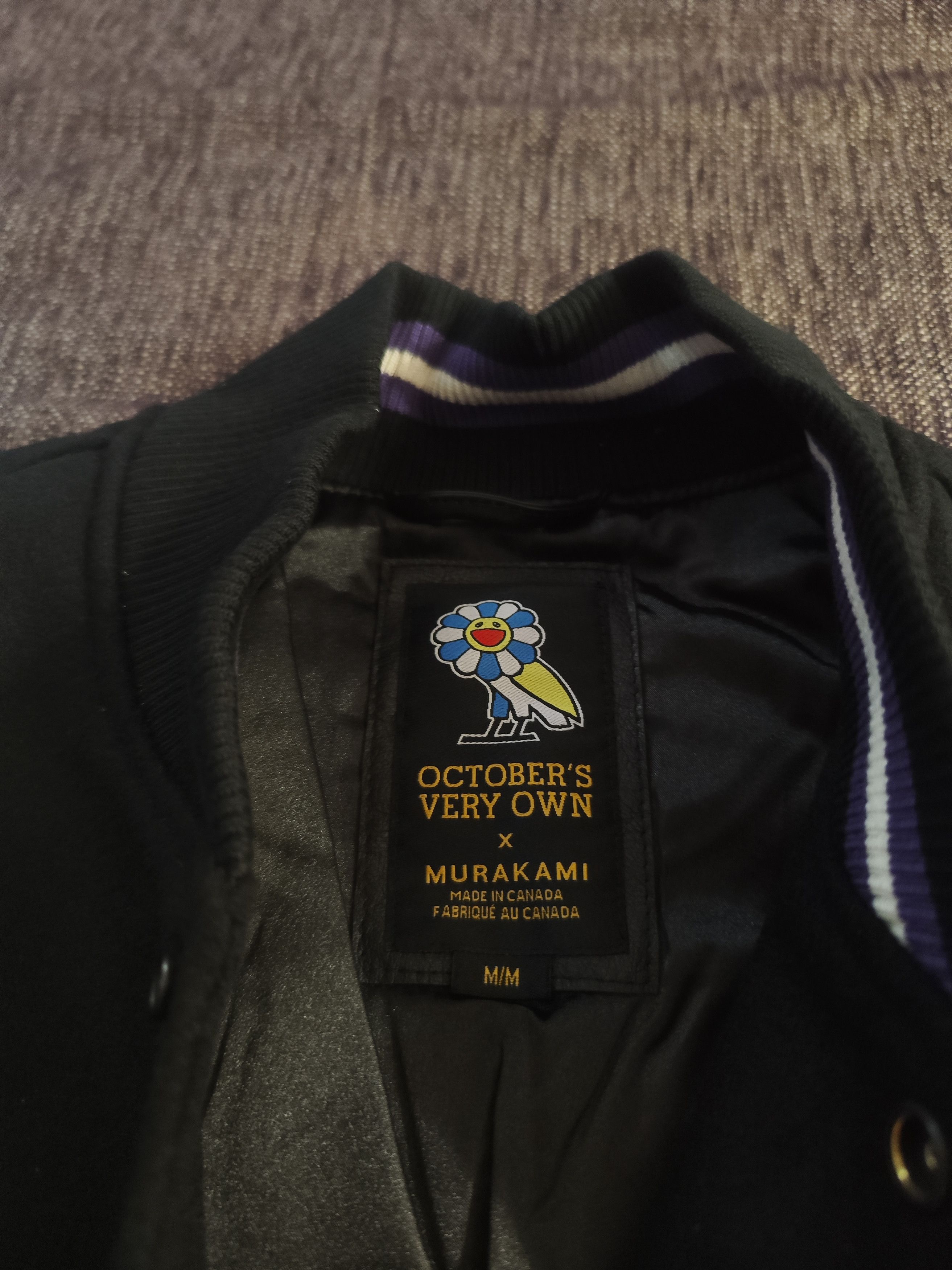 Drake × October's Very Own × Takashi Murakami Takashi Murakami X Ovo Varsity Jacket Black M Size US M / EU 48-50 / 2 - 7 Thumbnail
