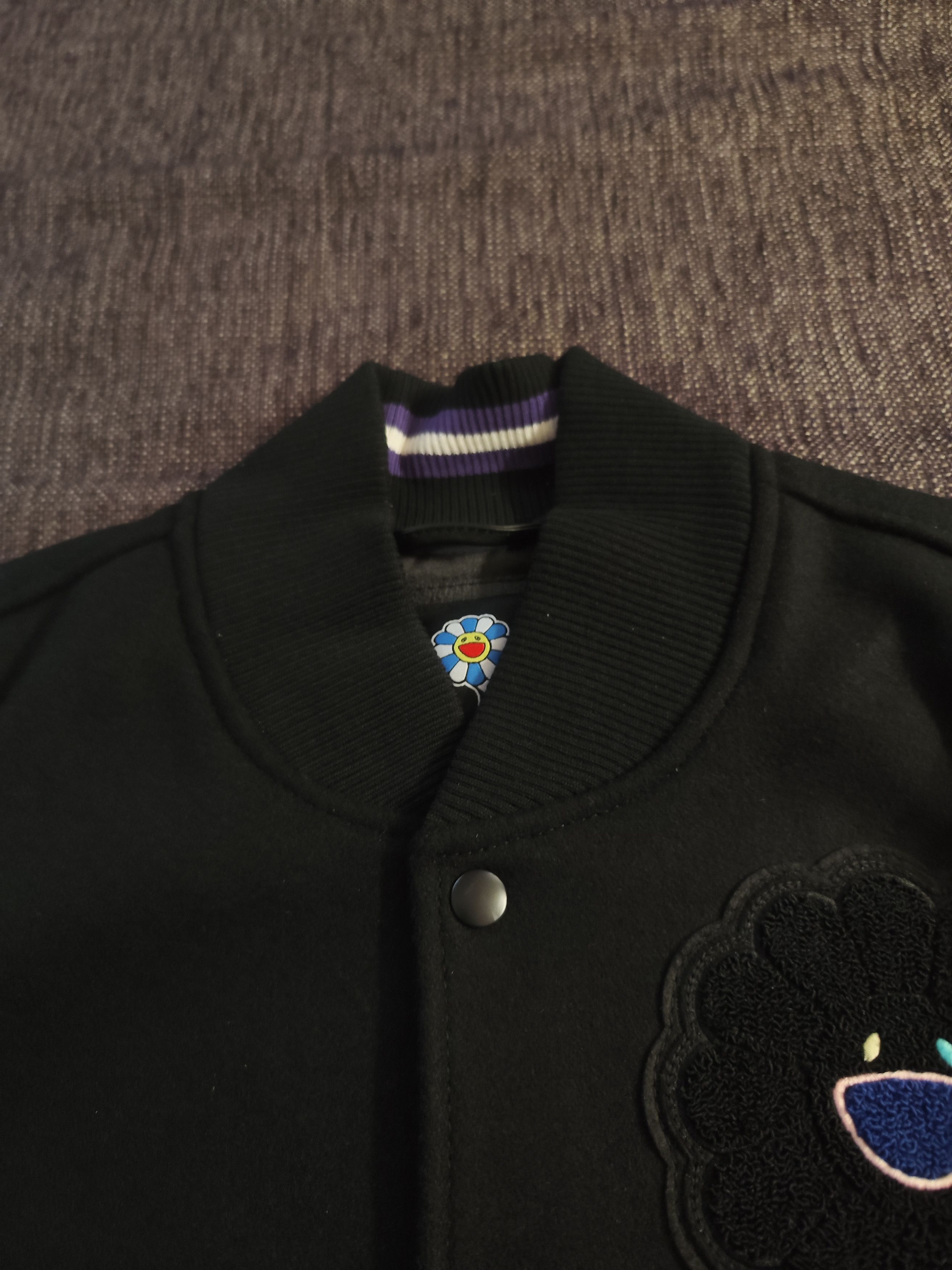 Takashi Murakami X Ovo Varsity Jacket Black M