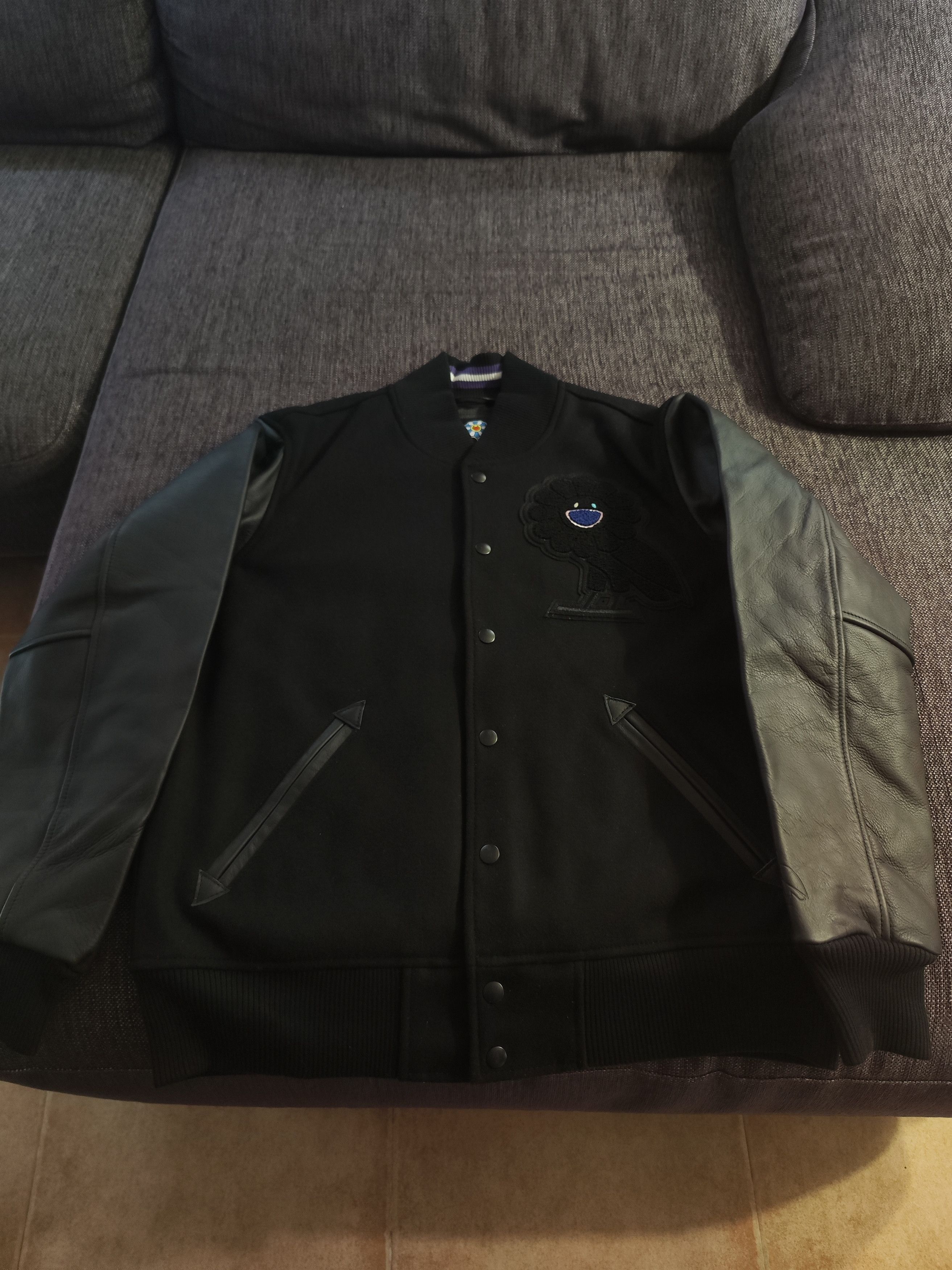 Octobers Very Own Takashi Murakami X Ovo Varsity Jacket Black M