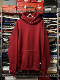 Vintage 70s Russell Athletic Blank Red Sportswear USA Made Sweatshirt -  Size M