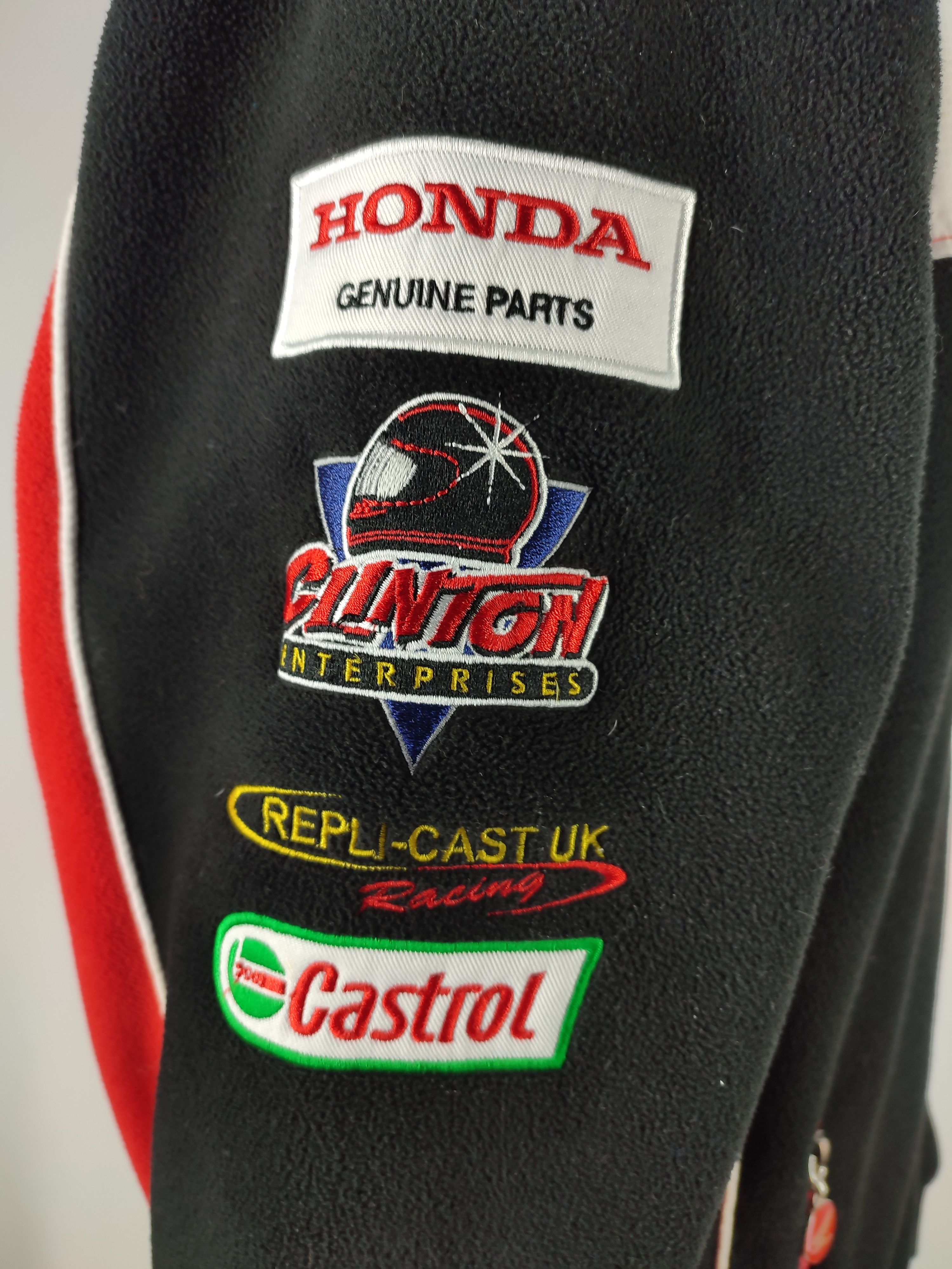 Honda × Vintage Clinton Honda Racing Jacket Size L Size US L / EU 52-54 / 3 - 8 Thumbnail