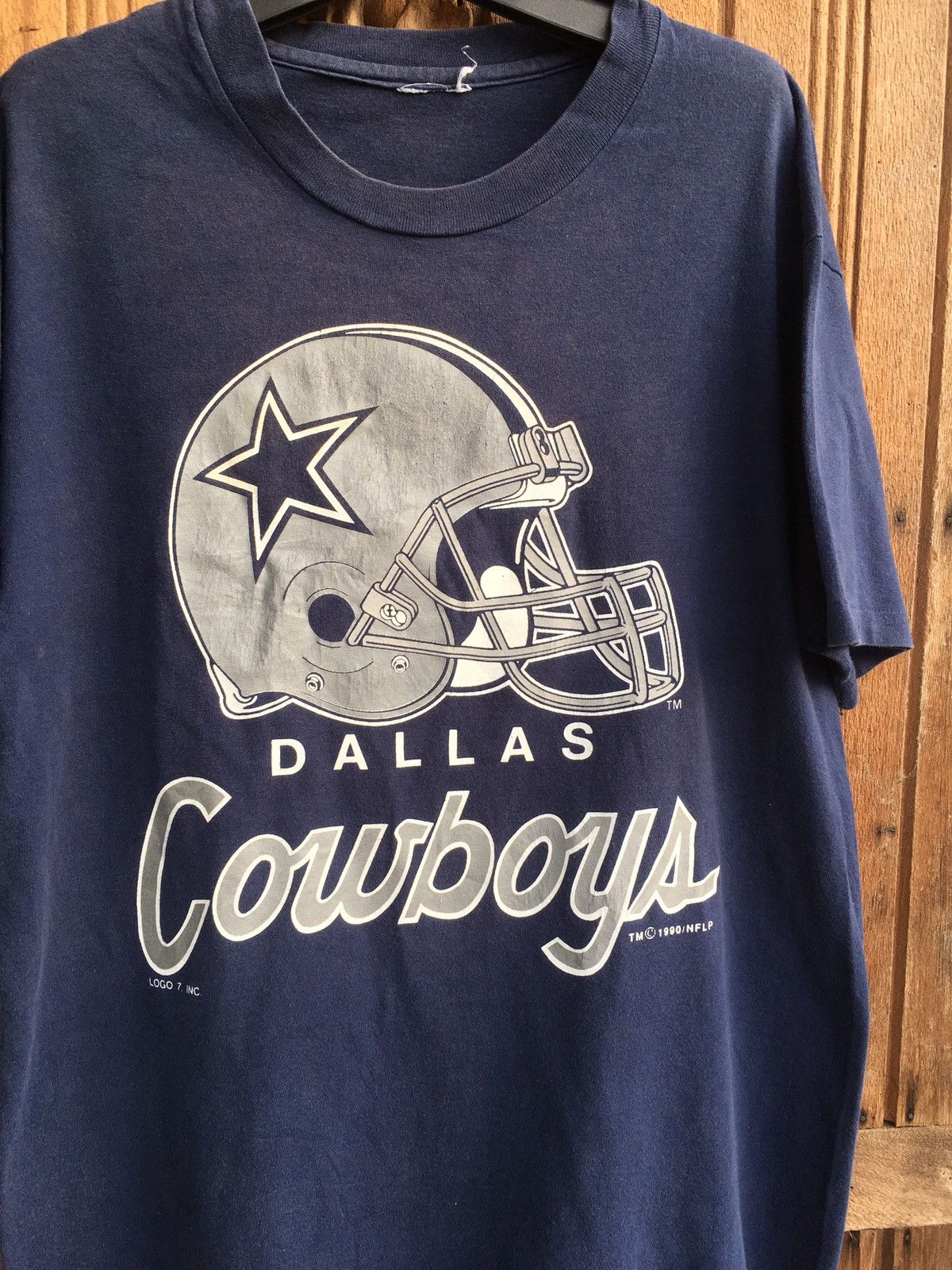 NBA × NFL × Vintage Rare Vintage 90s T-shirt DALLAS COWBOYS NFLP Nice Shirt Size US L / EU 52-54 / 3 - 2 Thumbnail