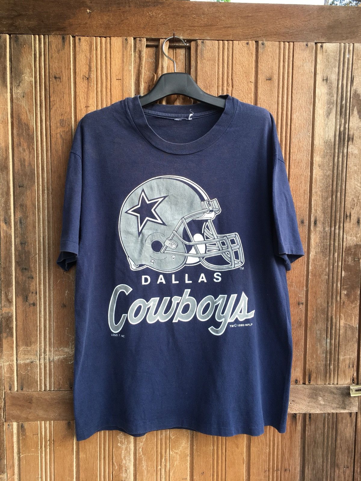 NBA × NFL × Vintage Rare Vintage 90s T-shirt DALLAS COWBOYS NFLP Nice Shirt Size US L / EU 52-54 / 3 - 1 Thumbnail