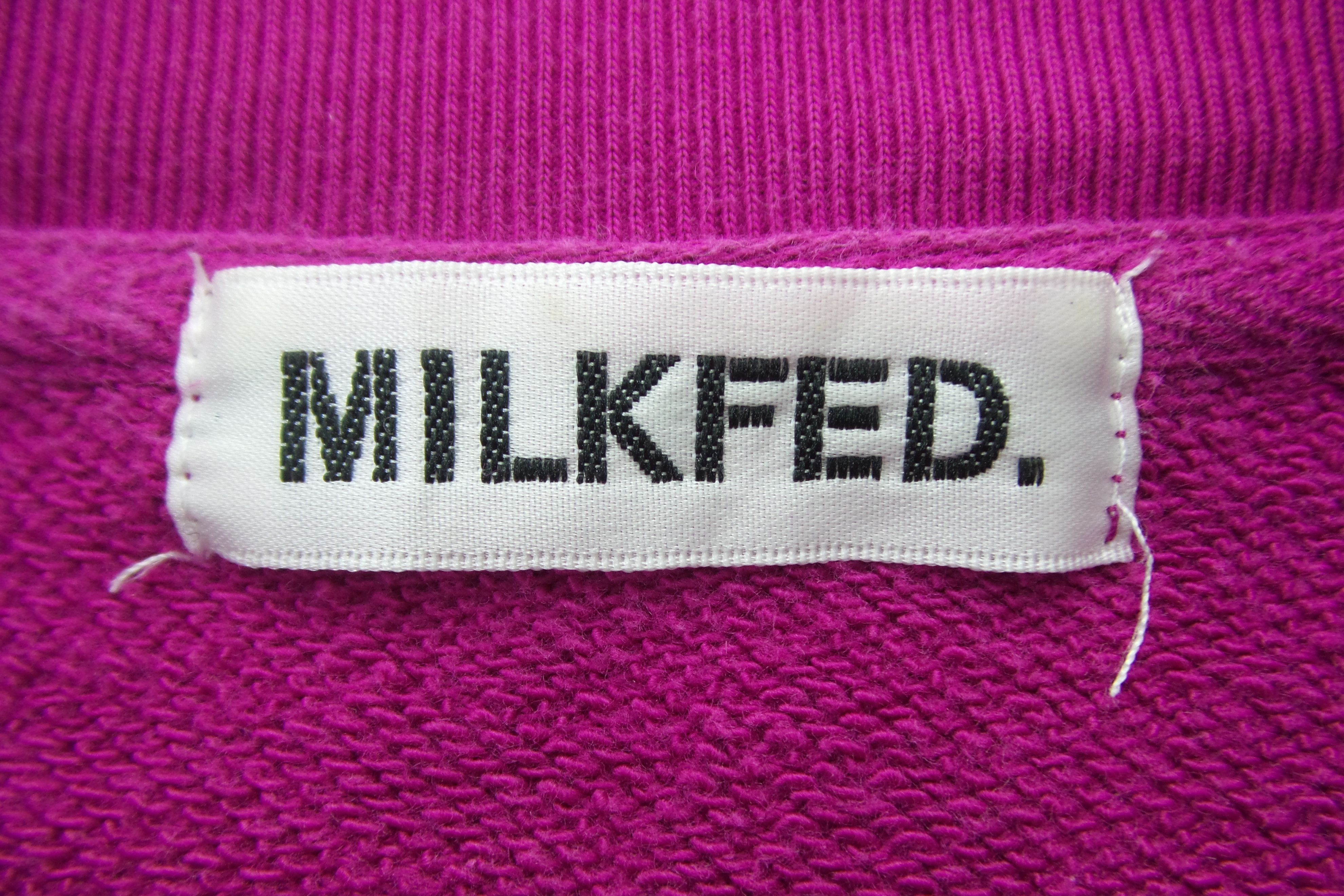 Designer × Japanese Brand Milkfed Small Embroidery Spellout Sweaters Size US L / EU 52-54 / 3 - 3 Thumbnail