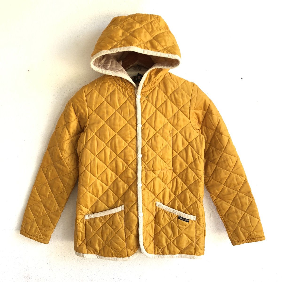 LAVENHAM quilted button hoodie
