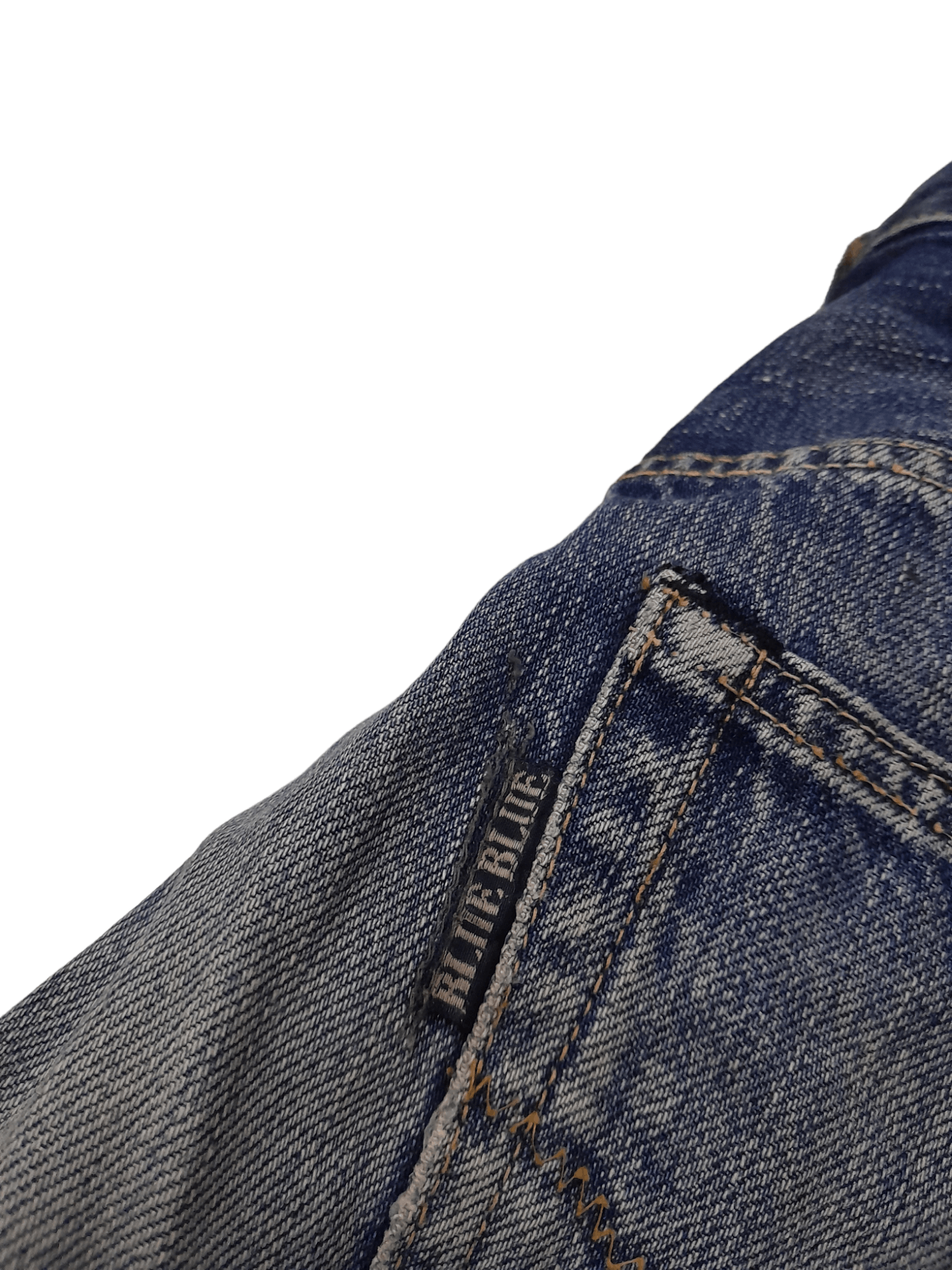 Blue Blue Japan × HOLLYWOOD RANCH MARKET Blue Blue Hollywood Ranch Market Japan Collabs Denim (E637) Size US 28 / EU 44 - 4 Thumbnail