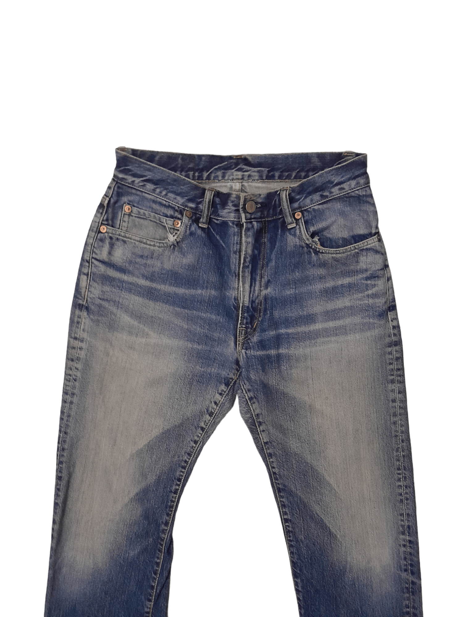 Blue Blue Japan × HOLLYWOOD RANCH MARKET Blue Blue Hollywood Ranch Market Japan Collabs Denim (E637) Size US 28 / EU 44 - 6 Thumbnail
