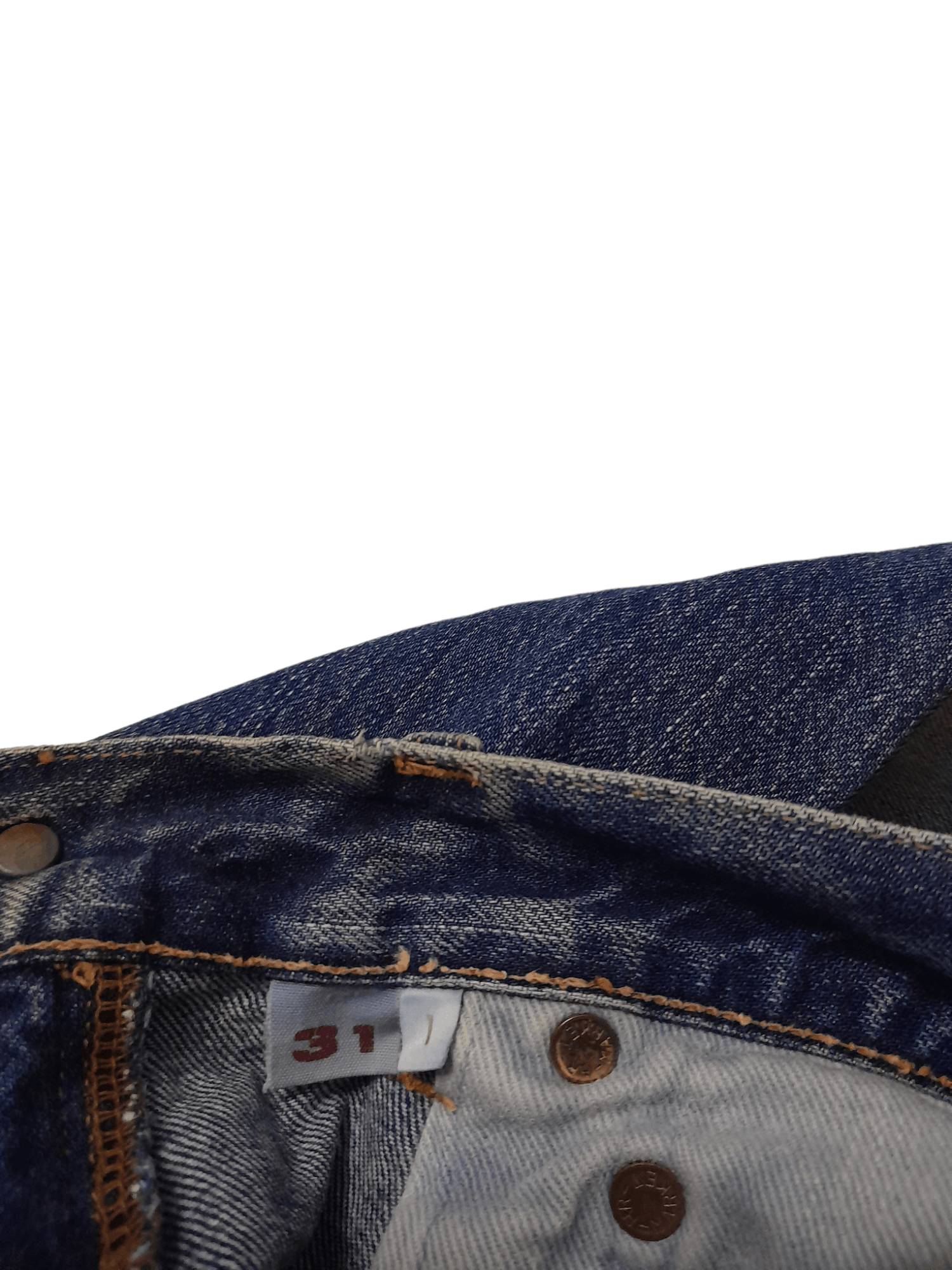 Blue Blue Japan × HOLLYWOOD RANCH MARKET Blue Blue Hollywood Ranch Market Japan Collabs Denim (E637) Size US 28 / EU 44 - 8 Thumbnail