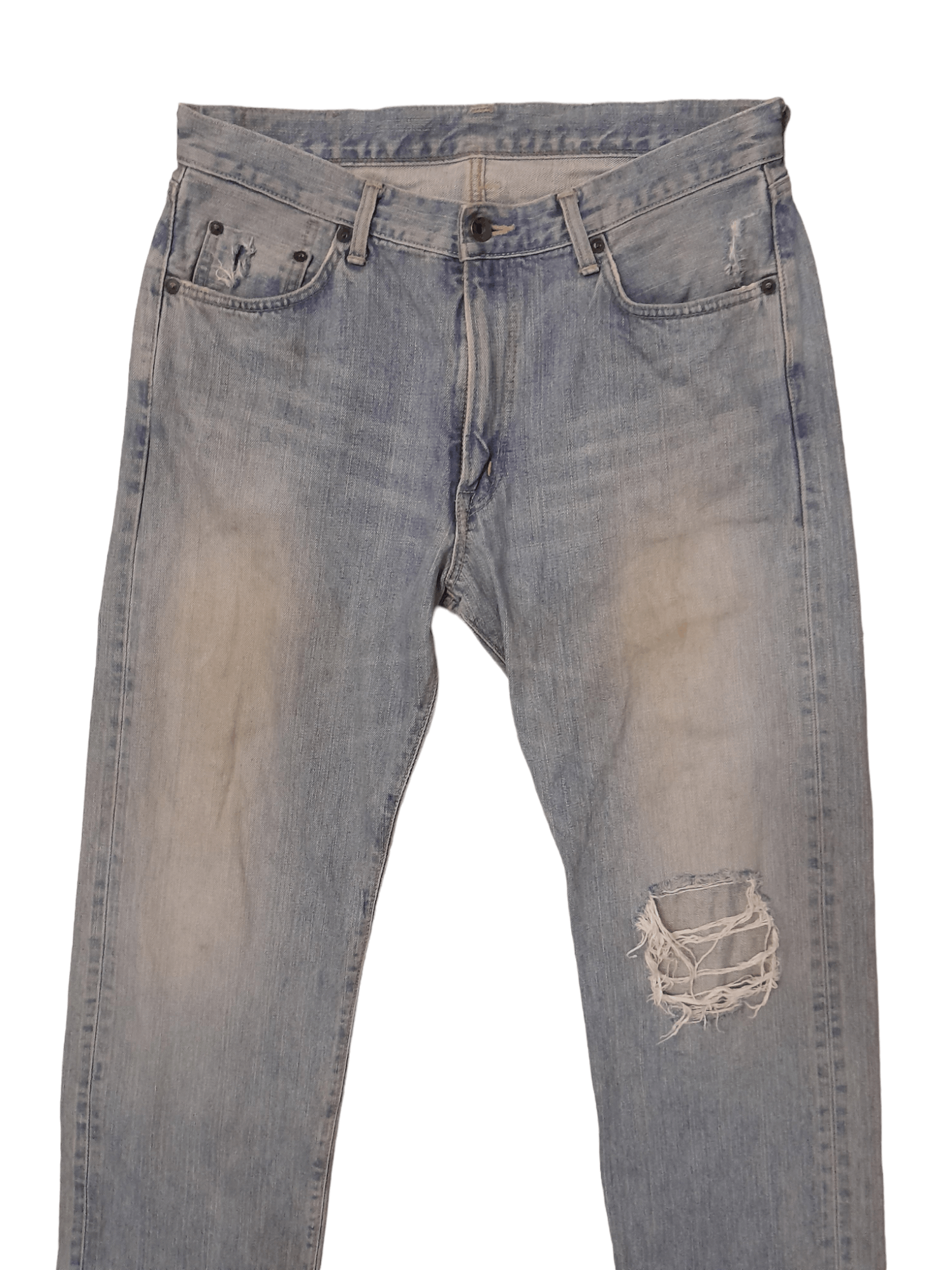 Edwin × Vintage 90s Edwin 505xx Selvedge Japan (E638) Size US 33 - 2 Thumbnail