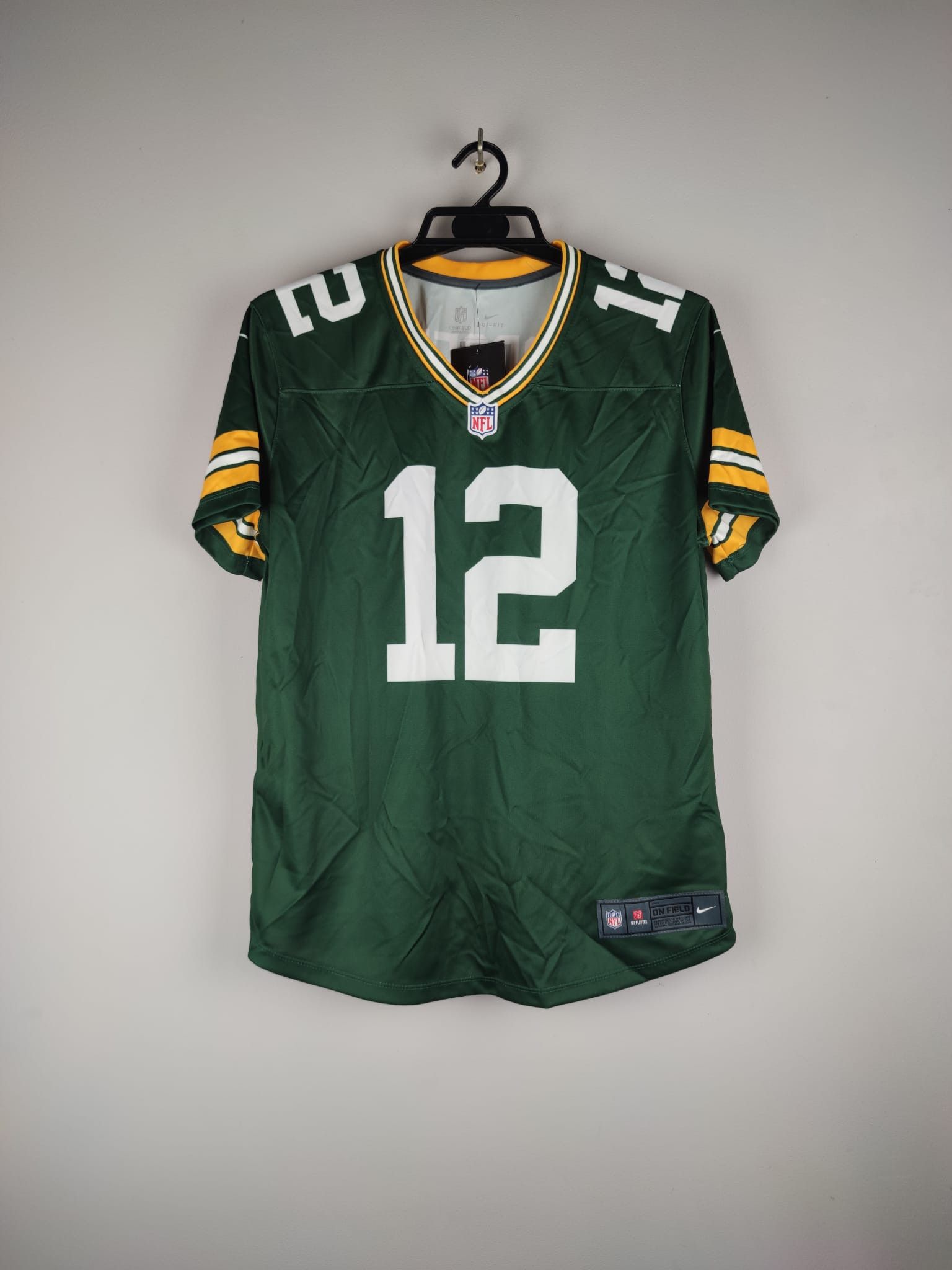 Rodgers #12 Green Bay Packers Nike Color Rush Jersey Women's