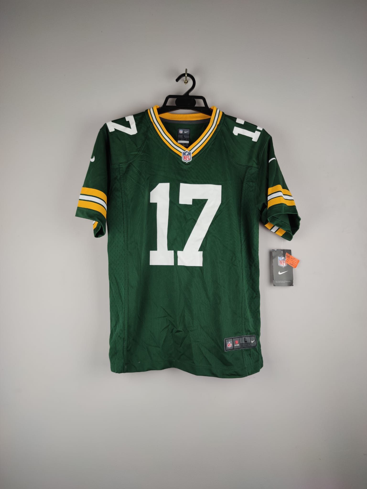 Adams #17 Green Bay Packers Nike Jersey Youth