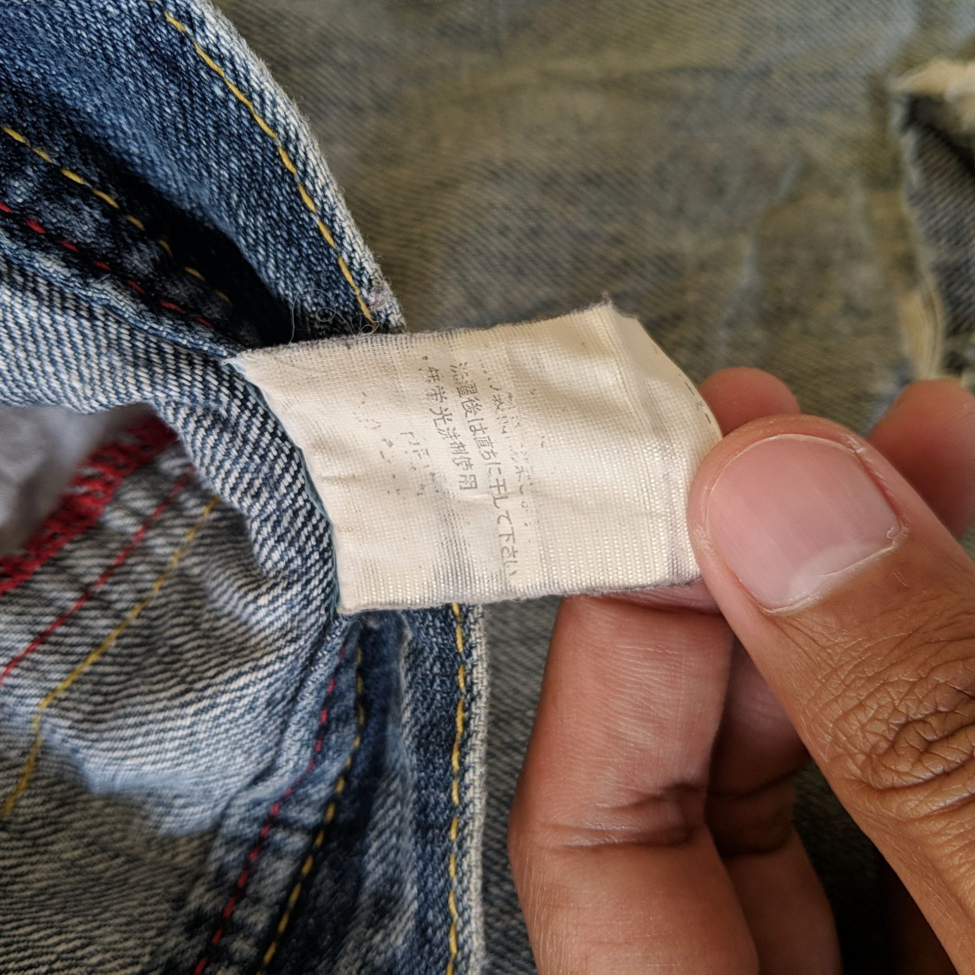 Japanese Brand Vintage Japanese Faded Distressed Denim Jeans Pants Size US 31 - 8 Thumbnail