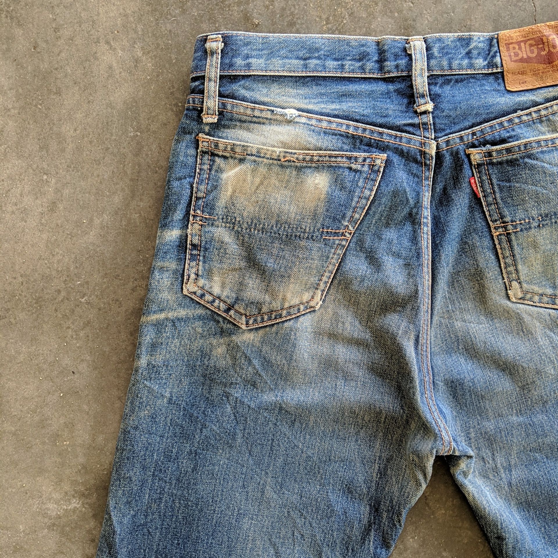 Japanese Brand Vintage Japanese Faded Distressed Denim Jeans Pants Size US 31 - 11 Thumbnail