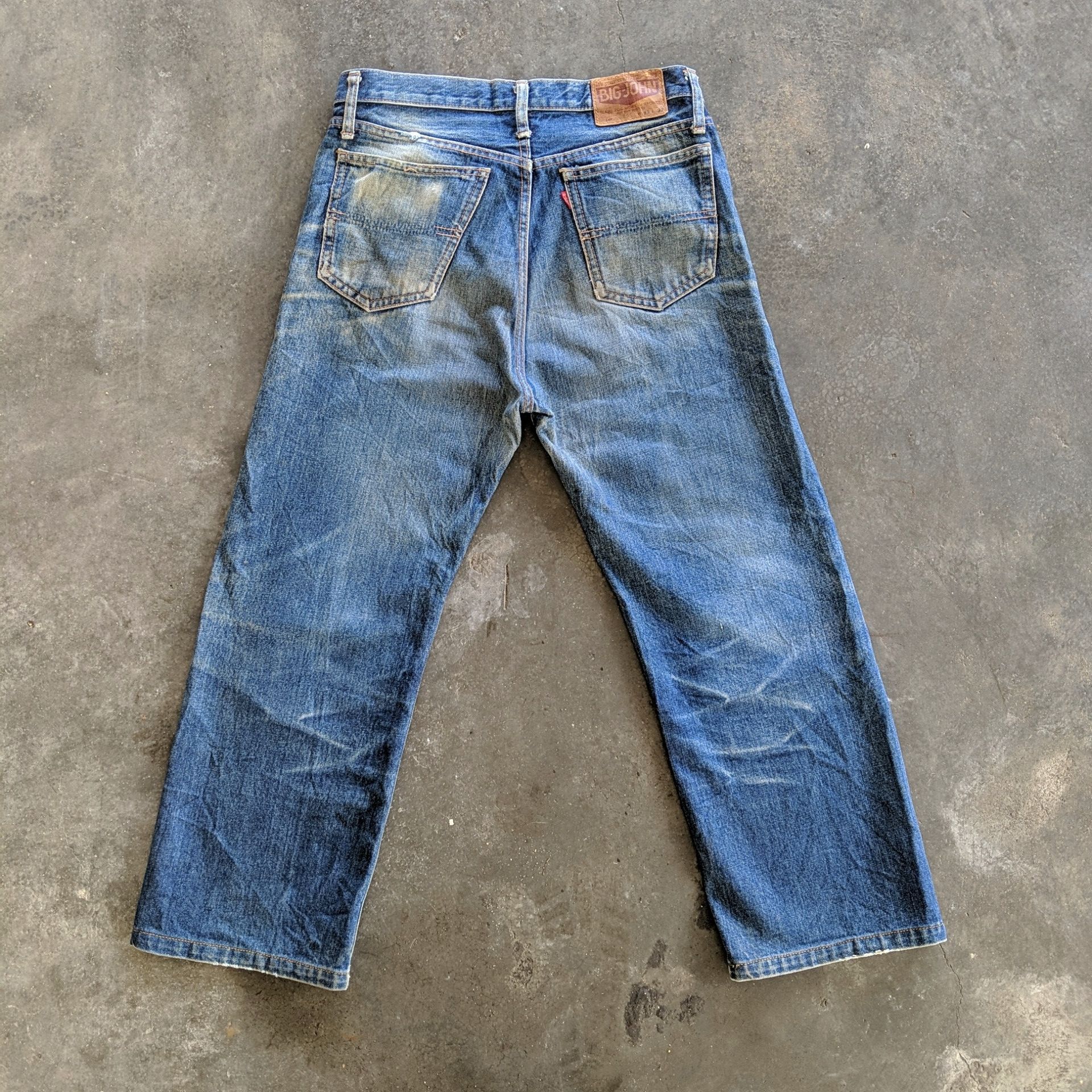 Japanese Brand Vintage Japanese Faded Distressed Denim Jeans Pants Size US 31 - 9 Thumbnail