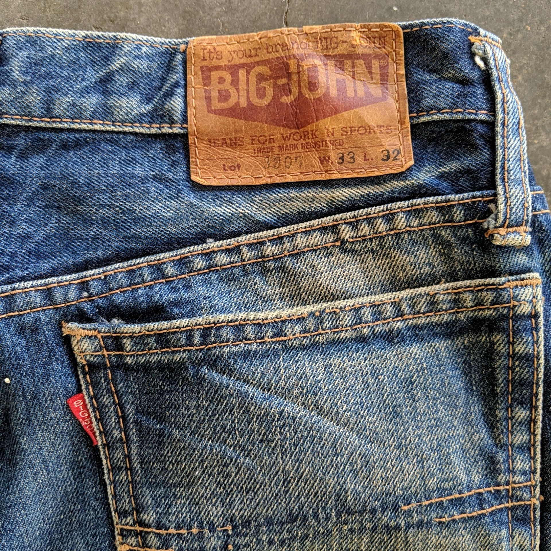 Japanese Brand Vintage Japanese Faded Distressed Denim Jeans Pants Size US 31 - 14 Thumbnail