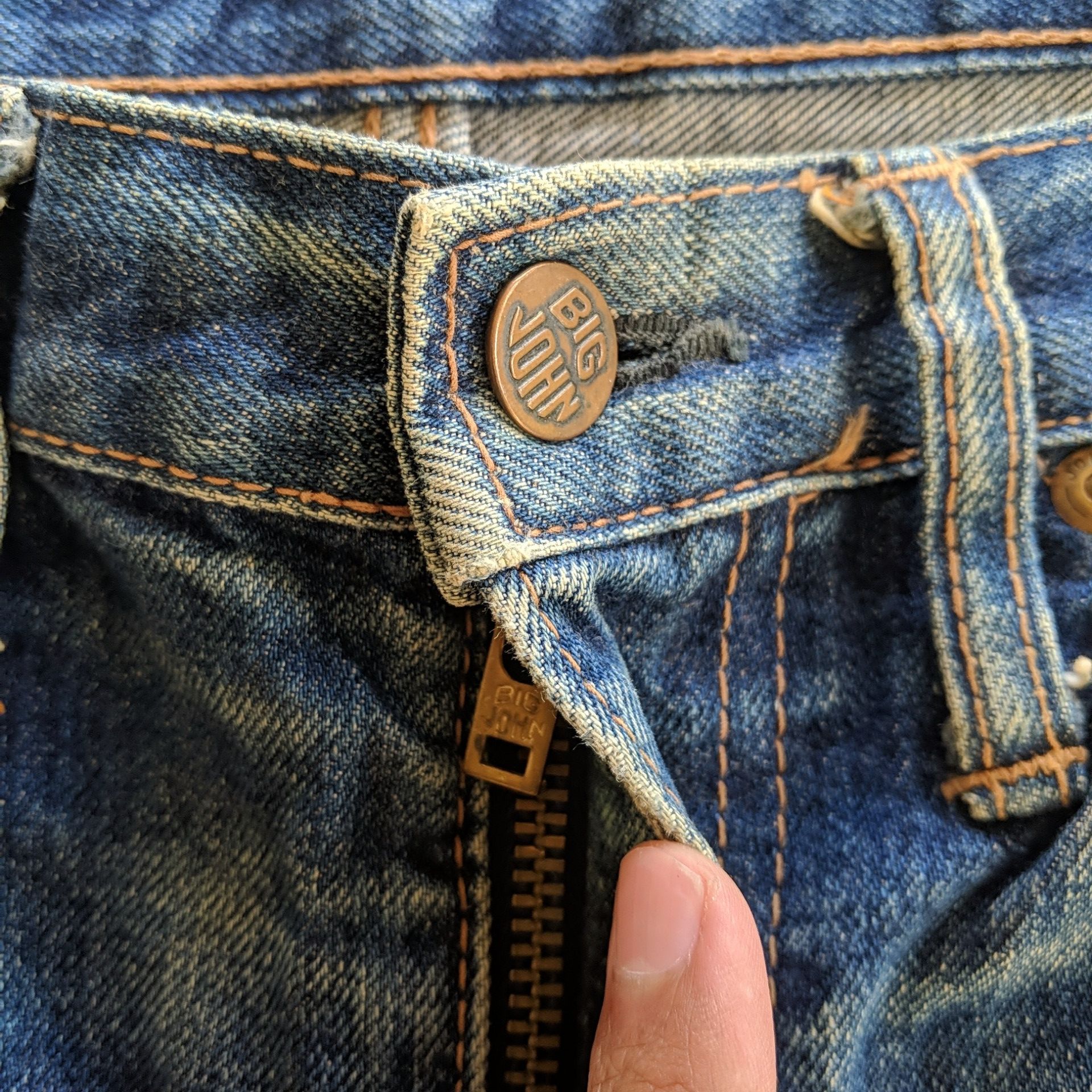 Japanese Brand Vintage Japanese Faded Distressed Denim Jeans Pants Size US 31 - 6 Thumbnail