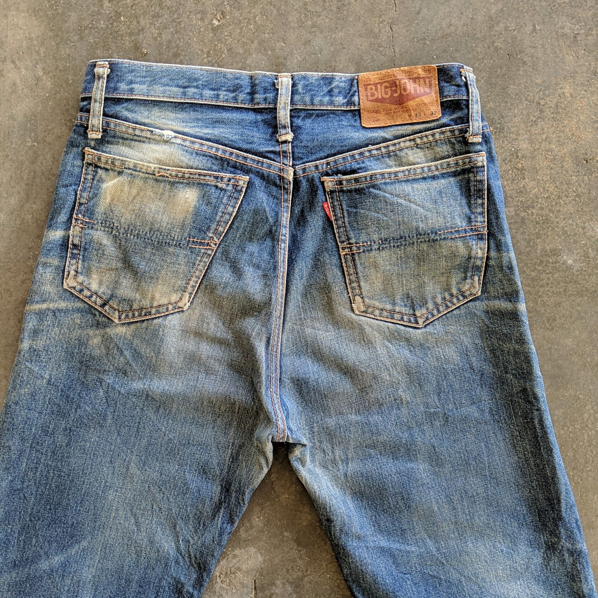 Japanese Brand Vintage Japanese Faded Distressed Denim Jeans Pants Size US 31 - 10 Thumbnail