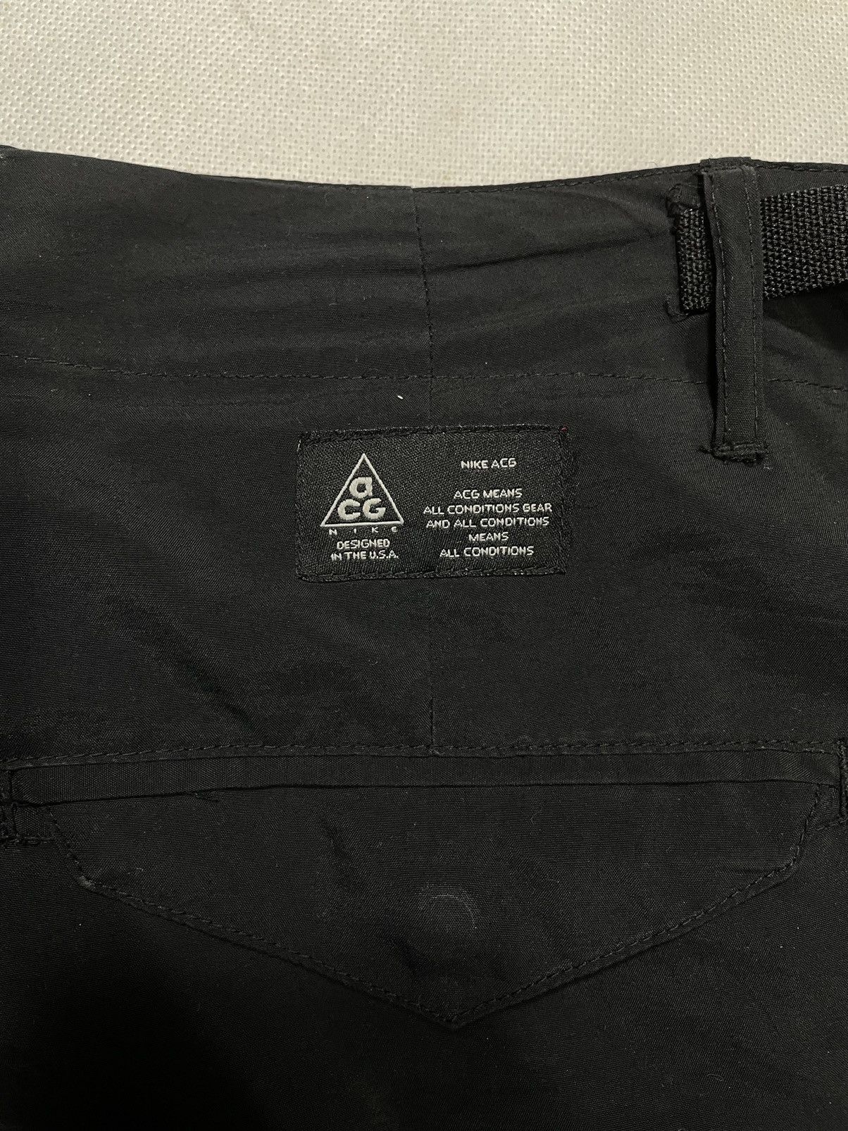 Nike × Nike ACG × Vintage Nike ACG LAB cargo shorts adjustable waist strap vintage Size US 33 - 4 Thumbnail