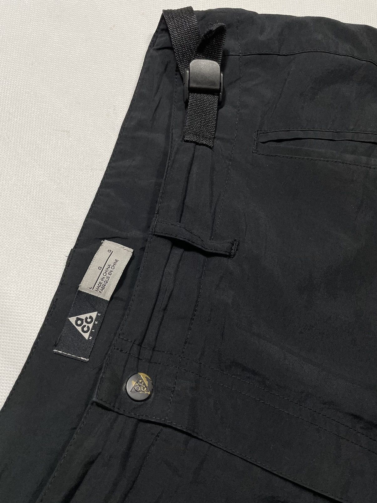 Nike × Nike ACG × Vintage Nike ACG LAB cargo shorts adjustable waist strap vintage Size US 33 - 5 Thumbnail