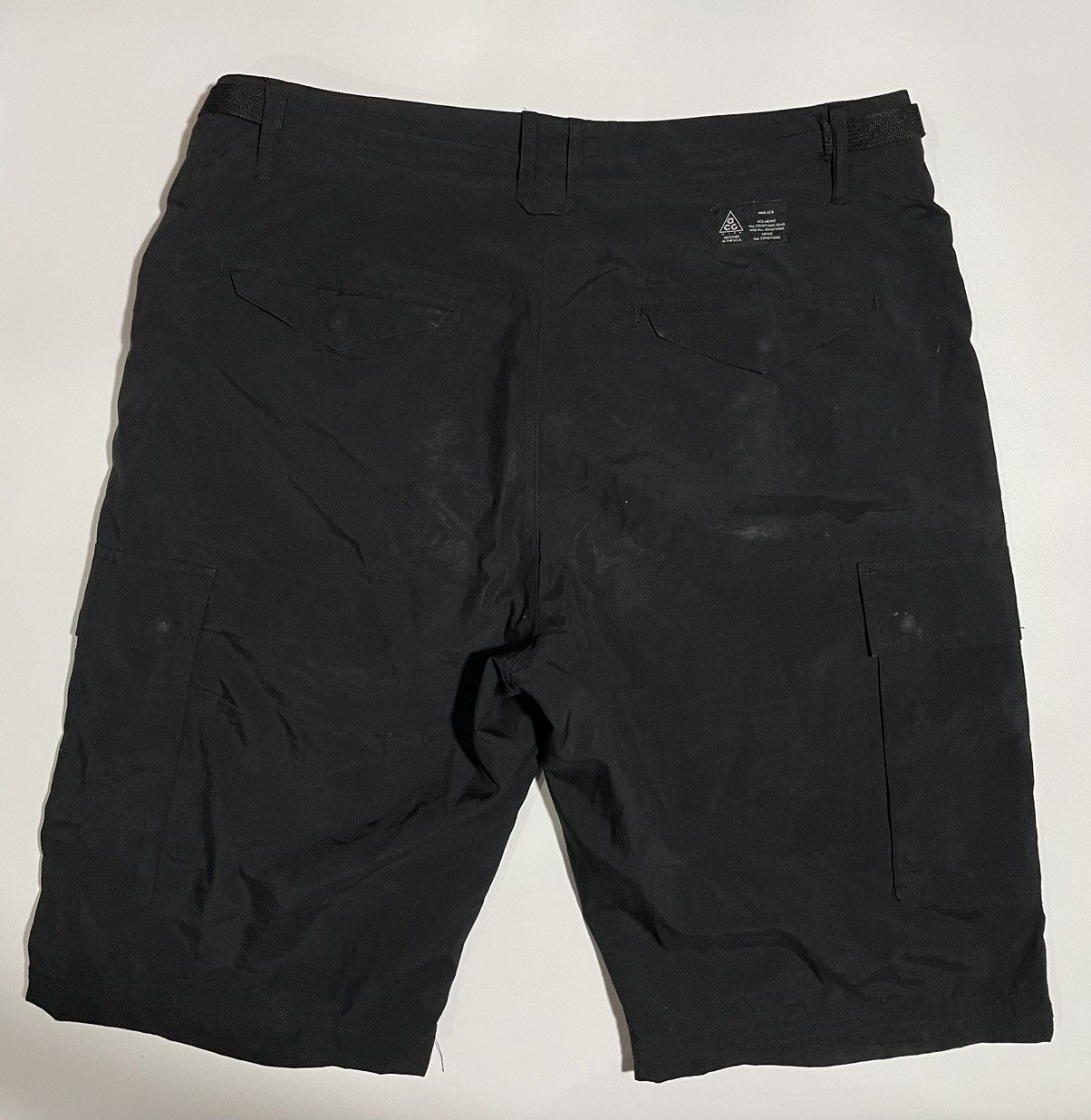 Nike × Nike ACG × Vintage Nike ACG LAB cargo shorts adjustable waist strap vintage Size US 33 - 13 Thumbnail