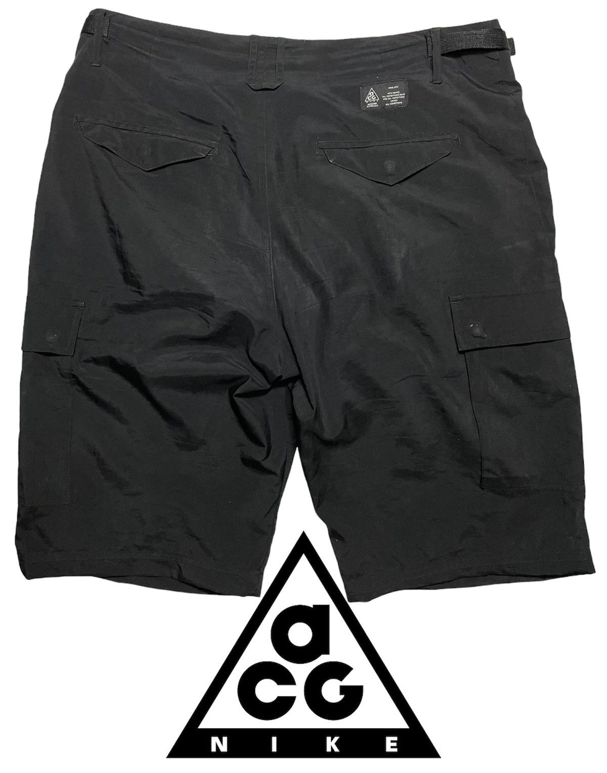 Nike × Nike ACG × Vintage Nike ACG LAB cargo shorts adjustable waist strap vintage Size US 33 - 3 Thumbnail
