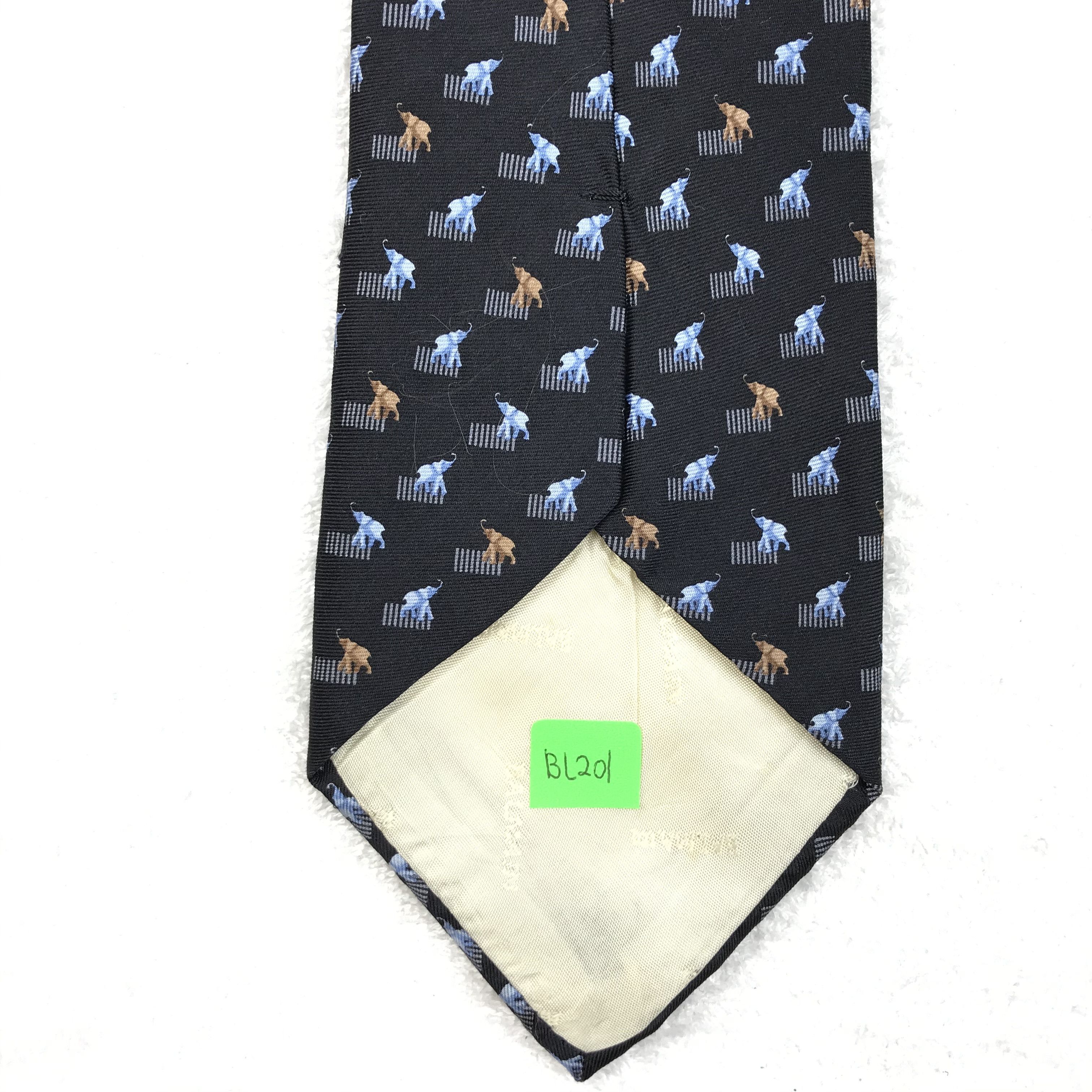 Balmain × Designer × Vintage BI201 Vintage Balmain Neck tie Pure Silk Size ONE SIZE - 13 Thumbnail