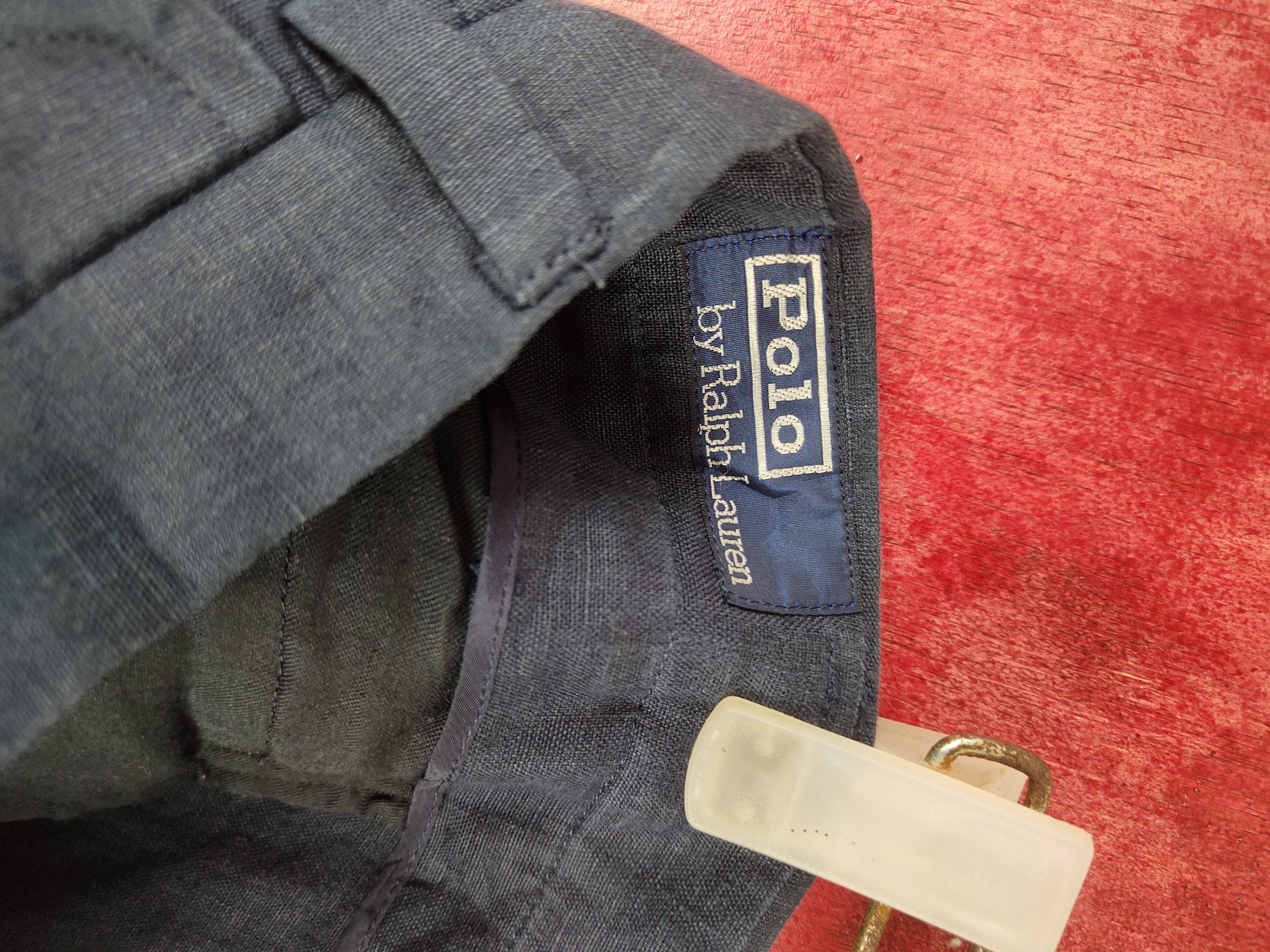 Polo Ralph Lauren Polo Ralph Lauren Dark Blue vintage casual pants #4665 Size US 35 - 13 Thumbnail