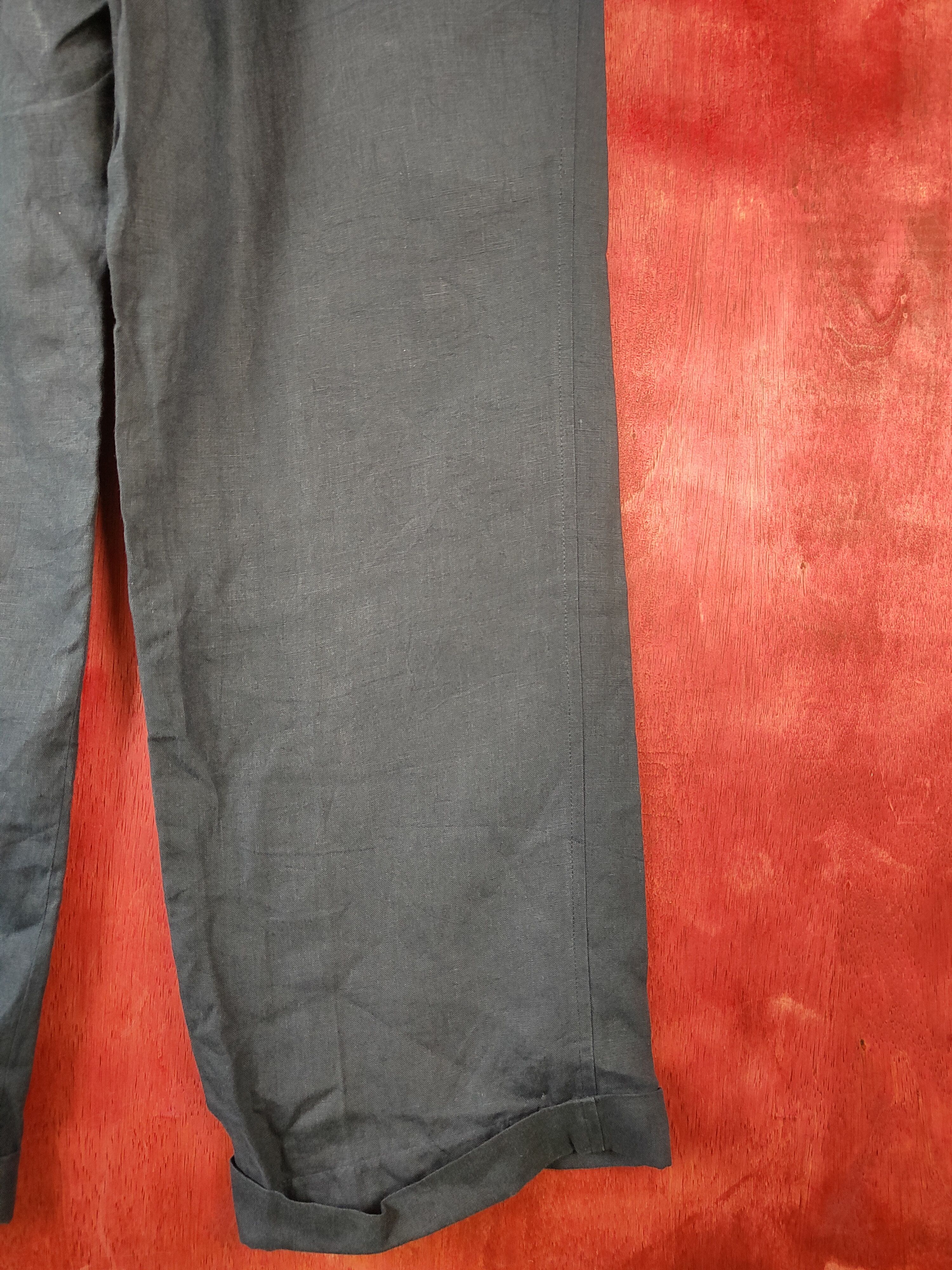 Polo Ralph Lauren Polo Ralph Lauren Dark Blue vintage casual pants #4665 Size US 35 - 11 Thumbnail