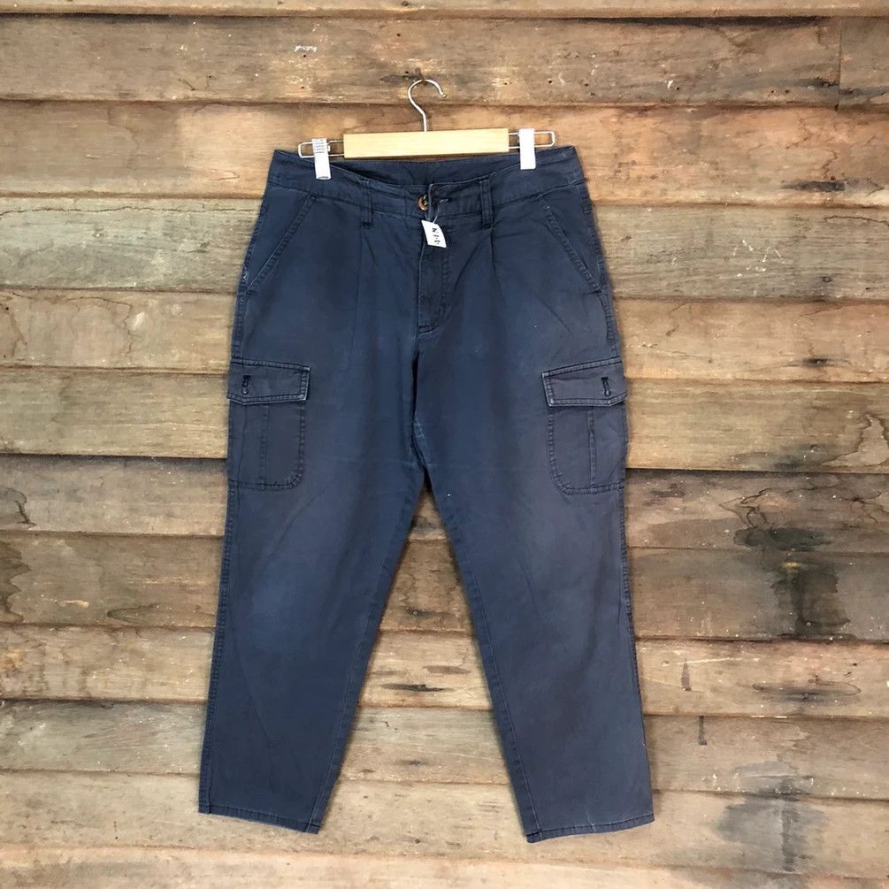 Disney × Mickey Mouse Disney Mickey Dark blue faded utility Cargo Pants #4474 Size 28" / US 6 / IT 42 - 16 Thumbnail