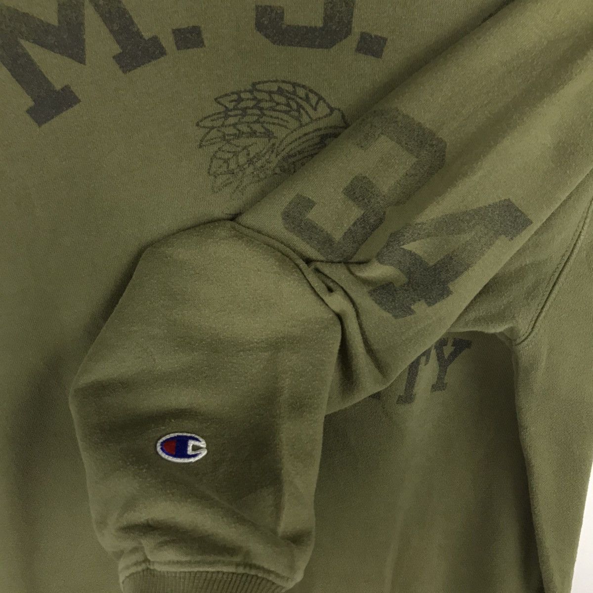 Champion Vintage Champion M.S.U Green Colour Medium Size Sweatshirt Size US M / EU 48-50 / 2 - 3 Thumbnail
