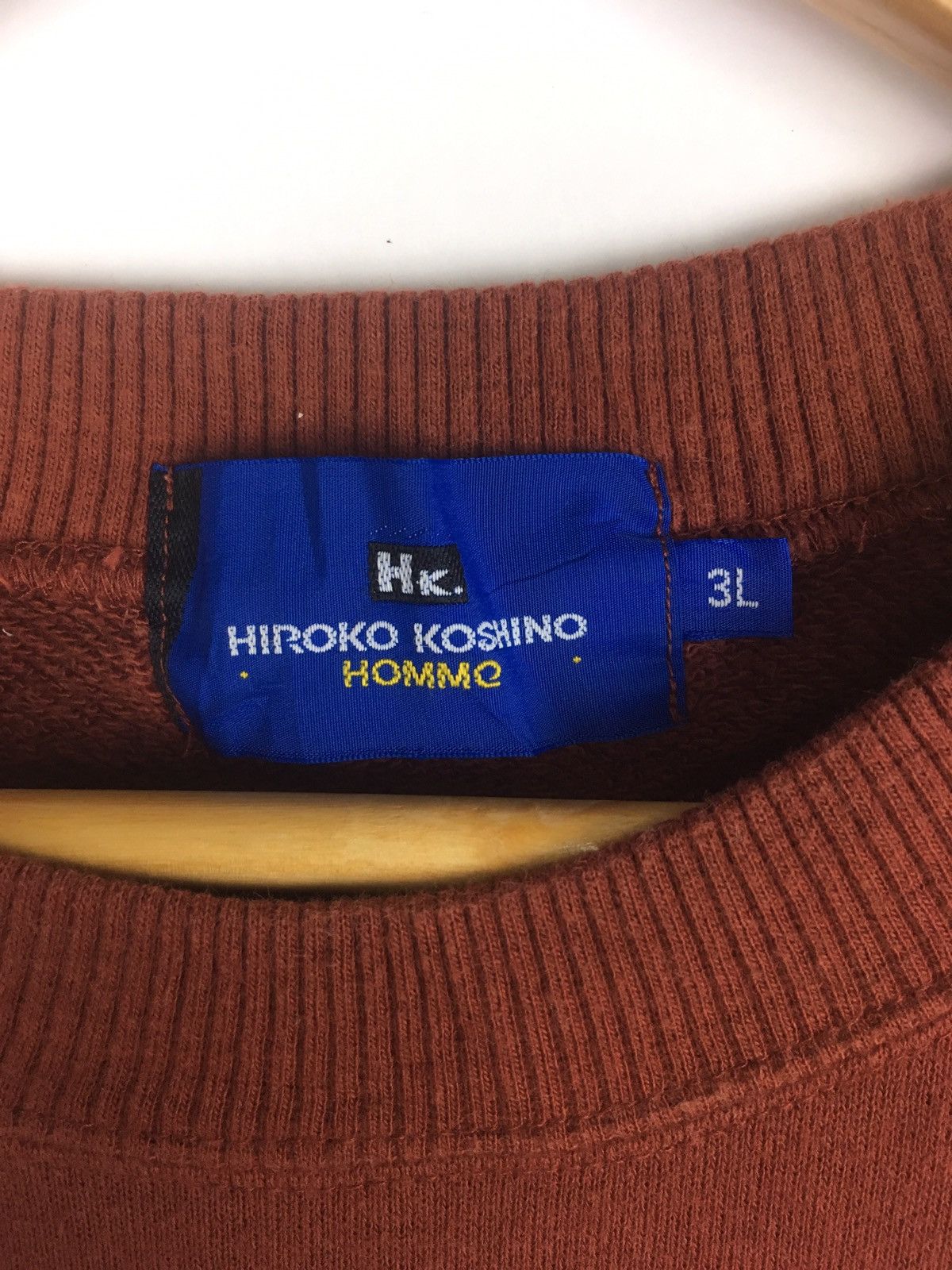 Designer × Japanese Brand × Vintage Vintage Hiroko Koshino Homme Spell Out Big Size Sweatshirt Size US XXL / EU 58 / 5 - 5 Thumbnail