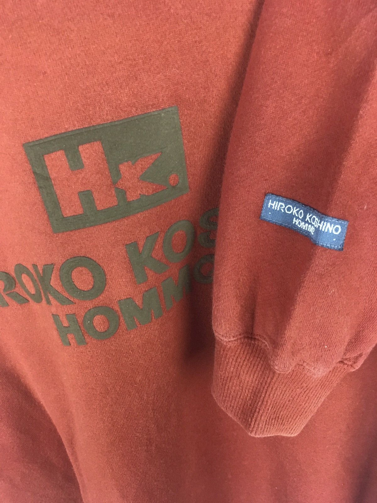 Designer × Japanese Brand × Vintage Vintage Hiroko Koshino Homme Spell Out Big Size Sweatshirt Size US XXL / EU 58 / 5 - 3 Thumbnail