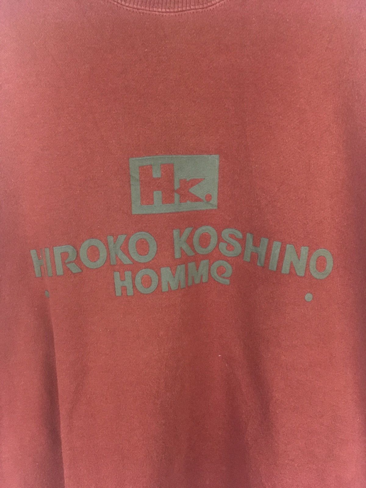 Designer × Japanese Brand × Vintage Vintage Hiroko Koshino Homme Spell Out Big Size Sweatshirt Size US XXL / EU 58 / 5 - 2 Thumbnail