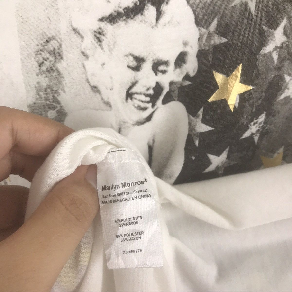 Other Marilyn Monroe Big Logo Small Size White Colour Sleeveless Size US S / EU 44-46 / 1 - 5 Thumbnail
