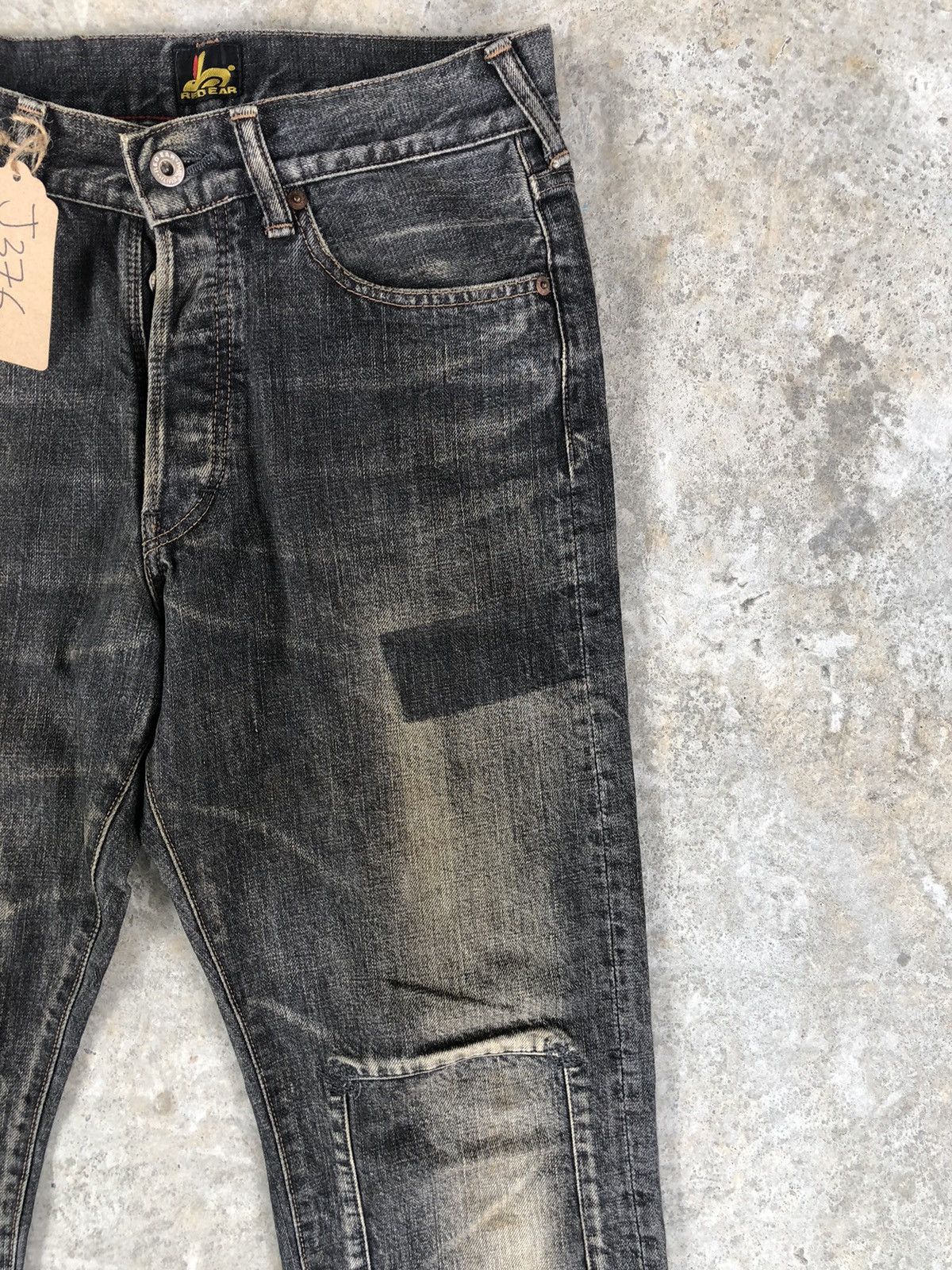 Japanese Brand Red Patchwork Denim Boro Distressed Inspired PPFM Size US 30 / EU 46 - 5 Thumbnail