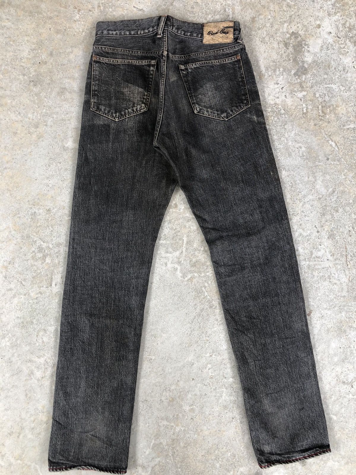 Japanese Brand Red Patchwork Denim Boro Distressed Inspired PPFM Size US 30 / EU 46 - 2 Thumbnail