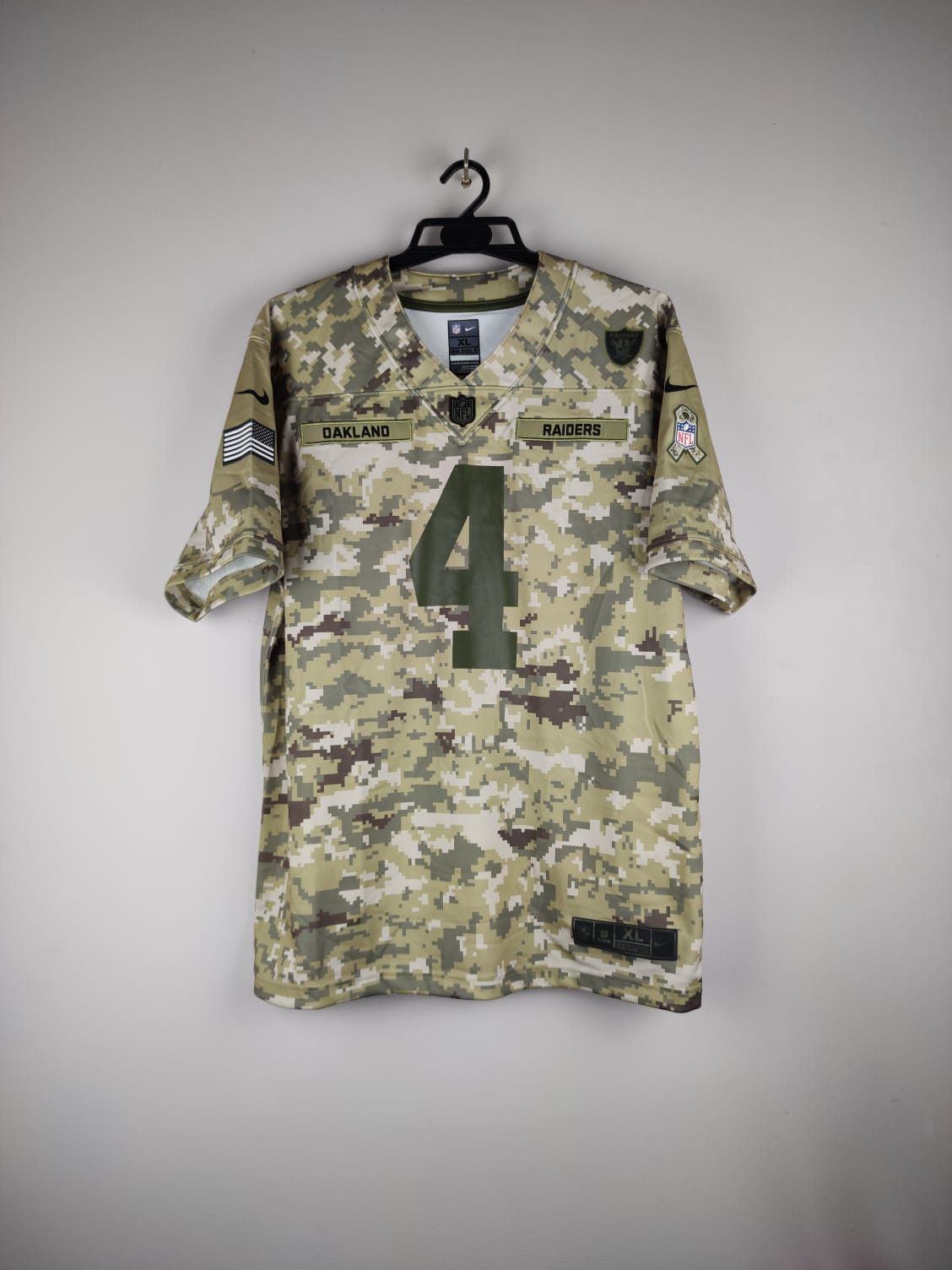 Carr #4 Oakland Raiders Salute To Service Nike Jersey Youth
