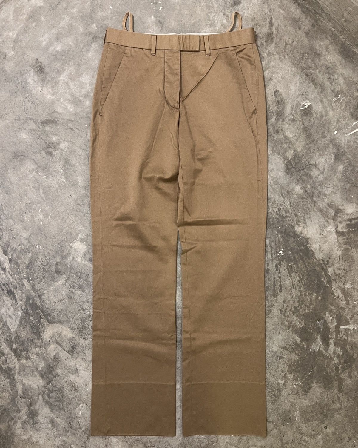 Helmut Lang Helmut Lang 90s Archive Beige Pants Size 26" / US 2 / IT 38 - 1 Thumbnail