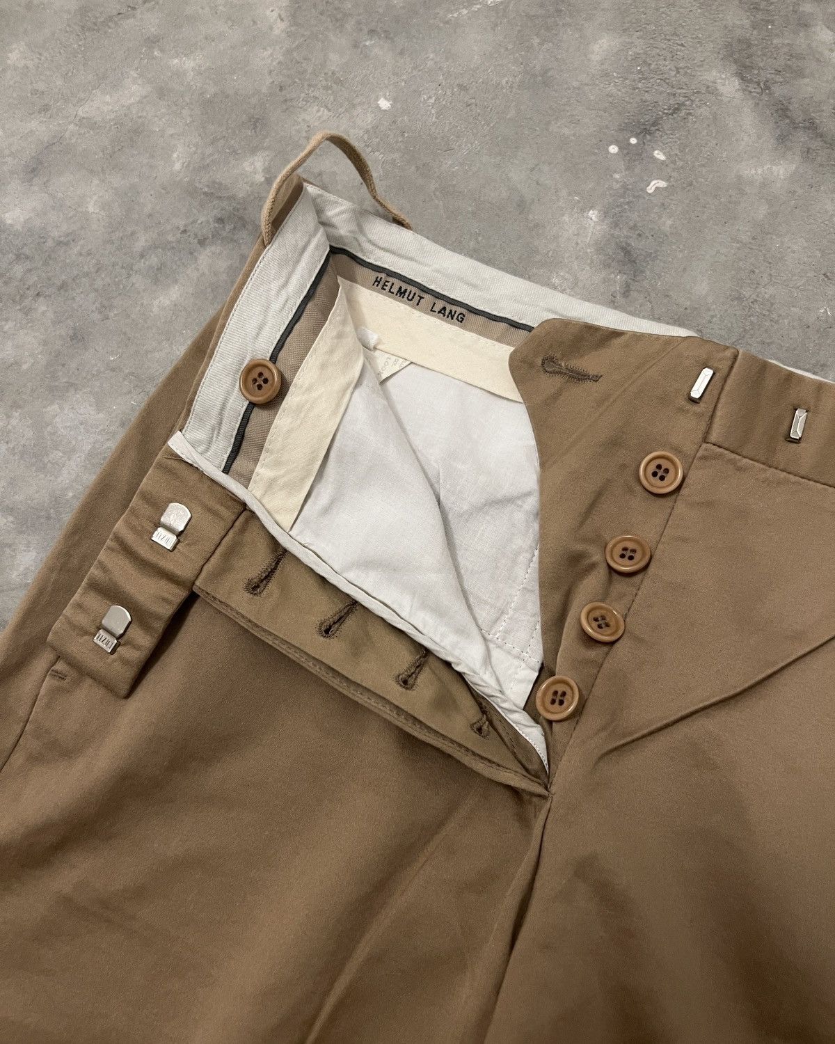 Helmut Lang Helmut Lang 90s Archive Beige Pants Size 26" / US 2 / IT 38 - 5 Thumbnail