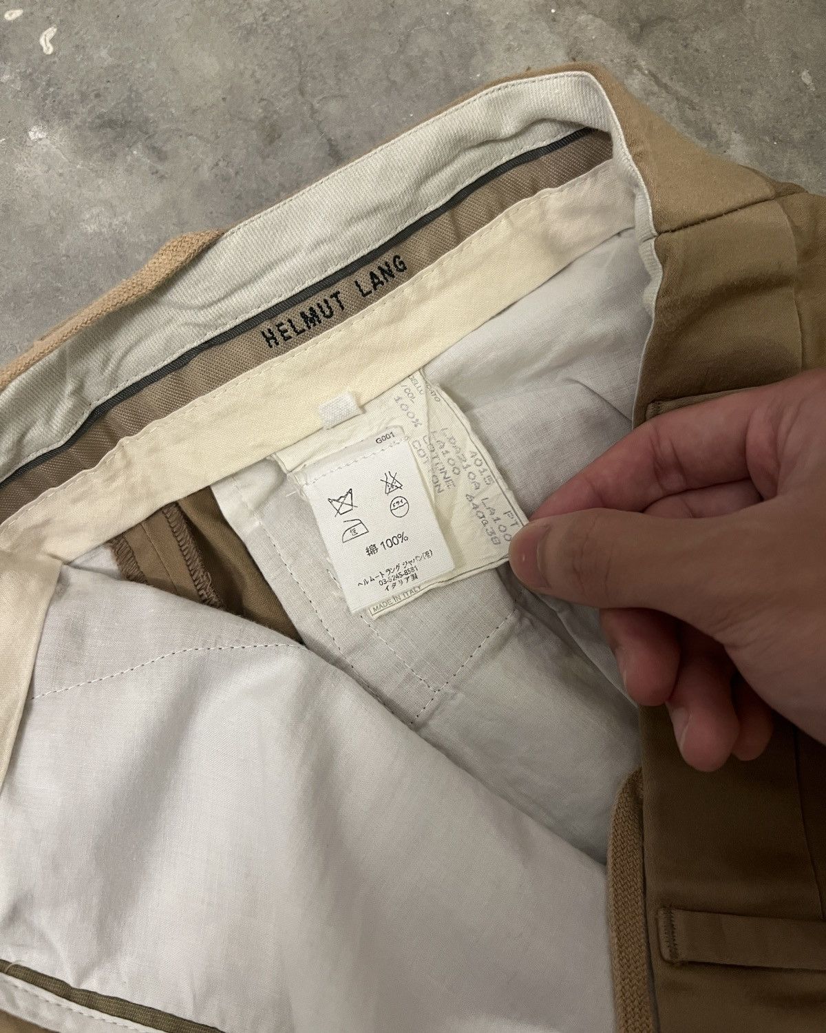 Helmut Lang Helmut Lang 90s Archive Beige Pants Size 26" / US 2 / IT 38 - 8 Thumbnail