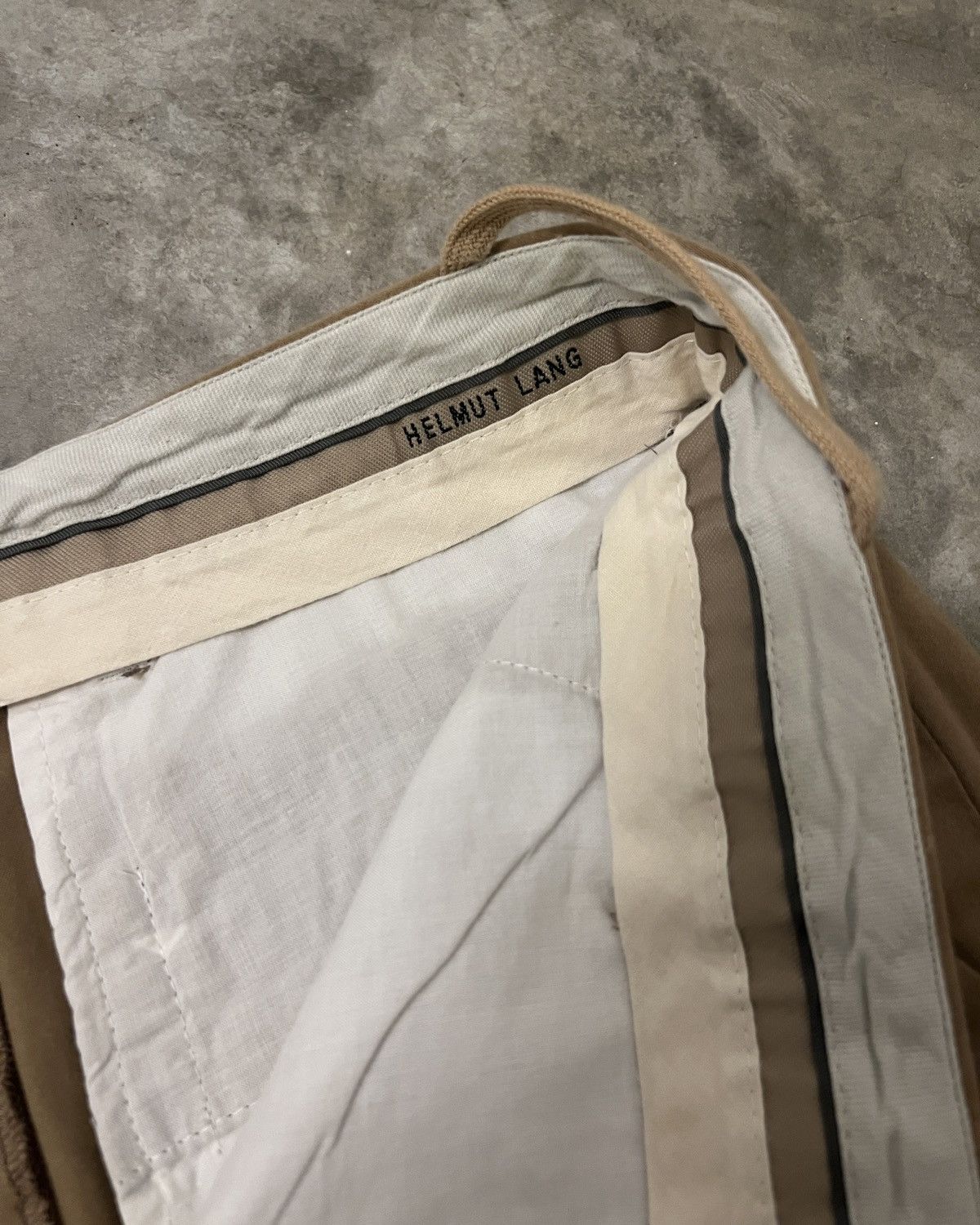 Helmut Lang Helmut Lang 90s Archive Beige Pants Size 26" / US 2 / IT 38 - 6 Thumbnail