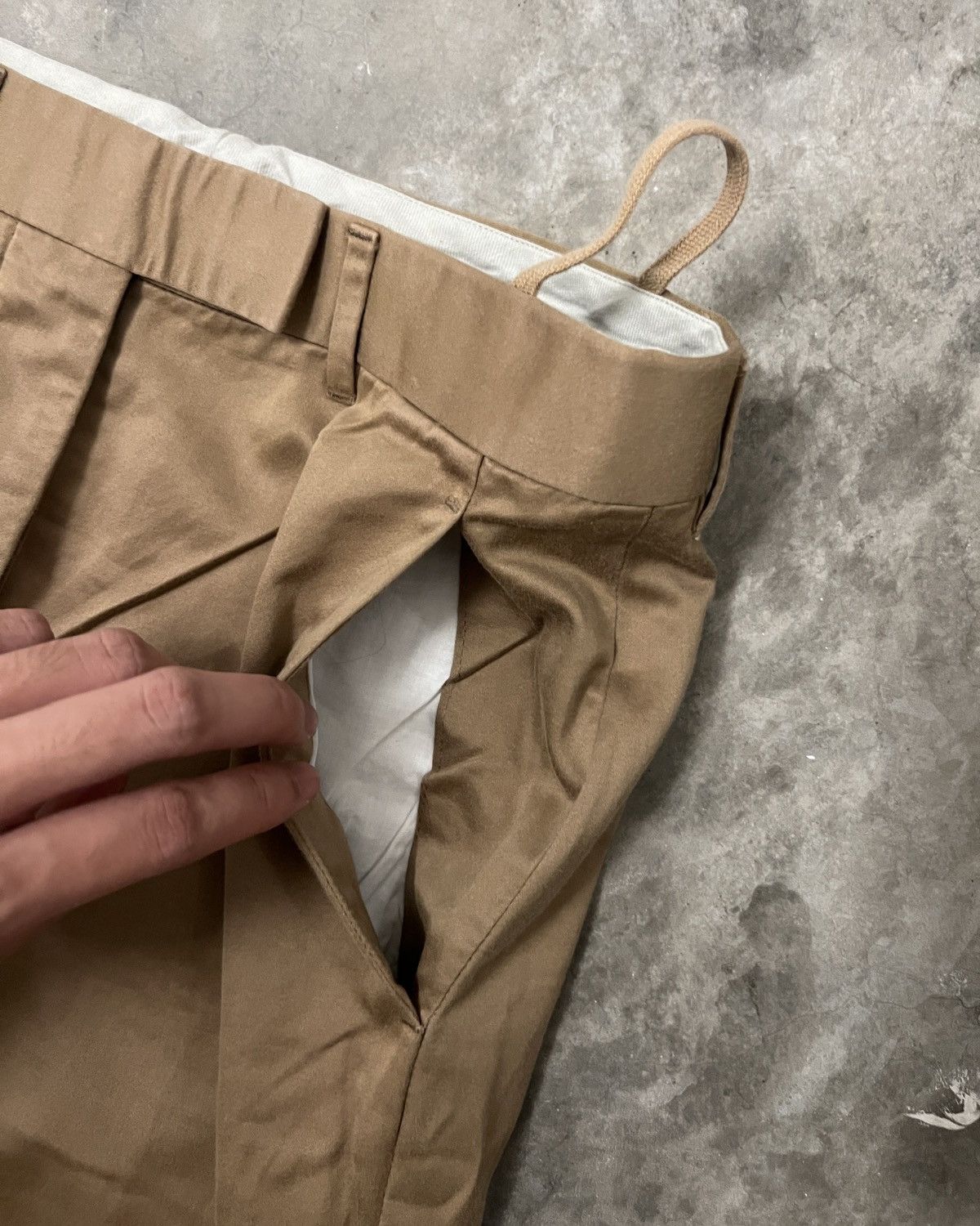 Helmut Lang Helmut Lang 90s Archive Beige Pants Size 26" / US 2 / IT 38 - 4 Thumbnail