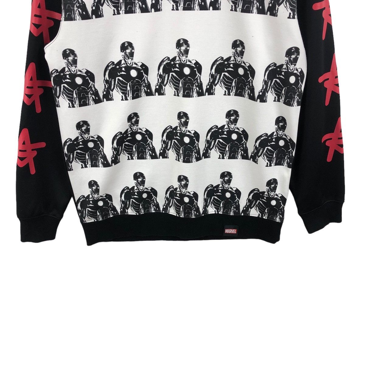 Pick!! MARVEL IRONMAN All Overprint Sweatshirt Pullover
