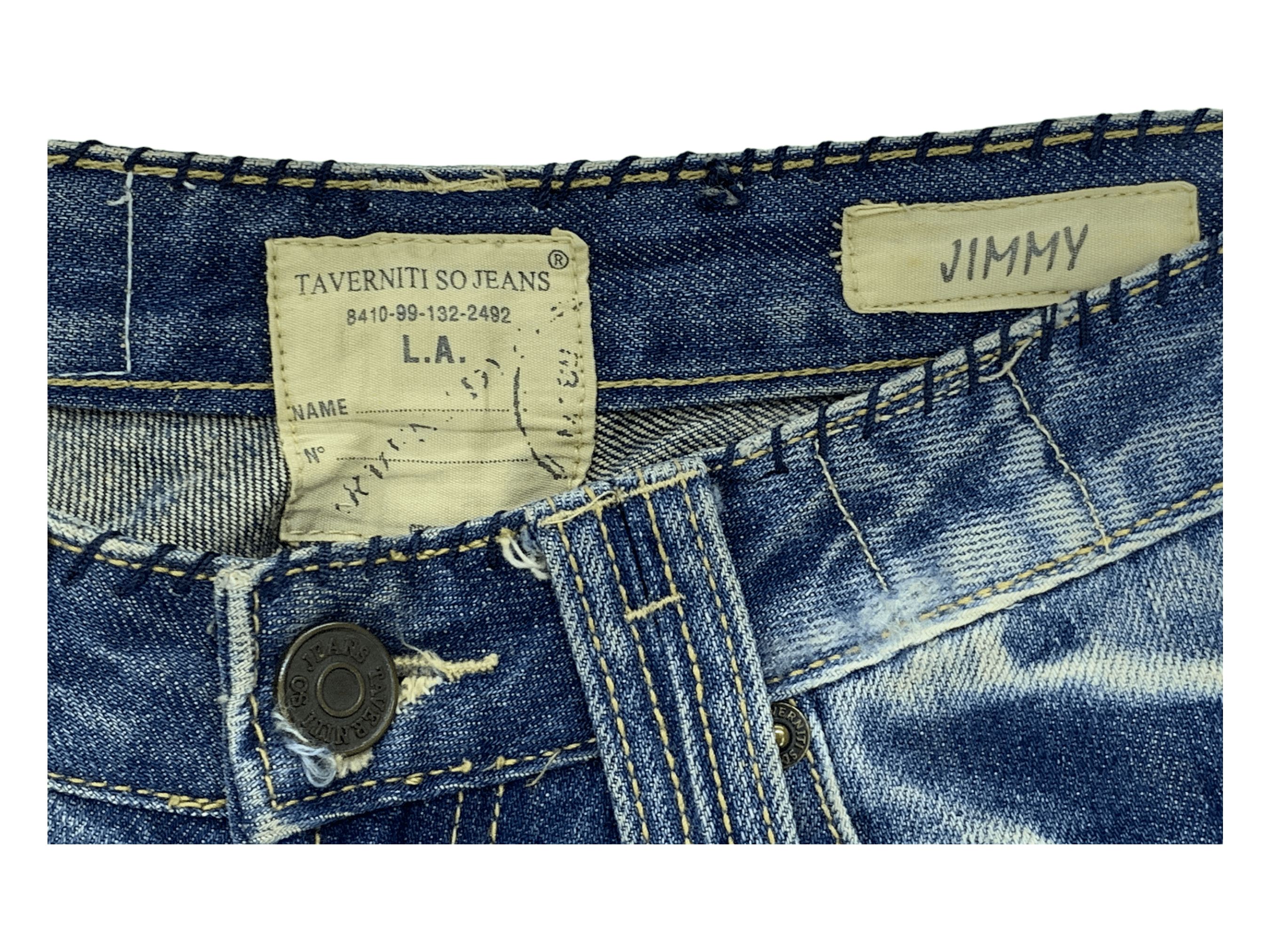 Designer × Jimmy Taverniti × Taverniti Taverniti Jeans Denim by Jimmy Taverniti Flare Jeans Pants Size 26" / US 2 / IT 38 - 9 Thumbnail