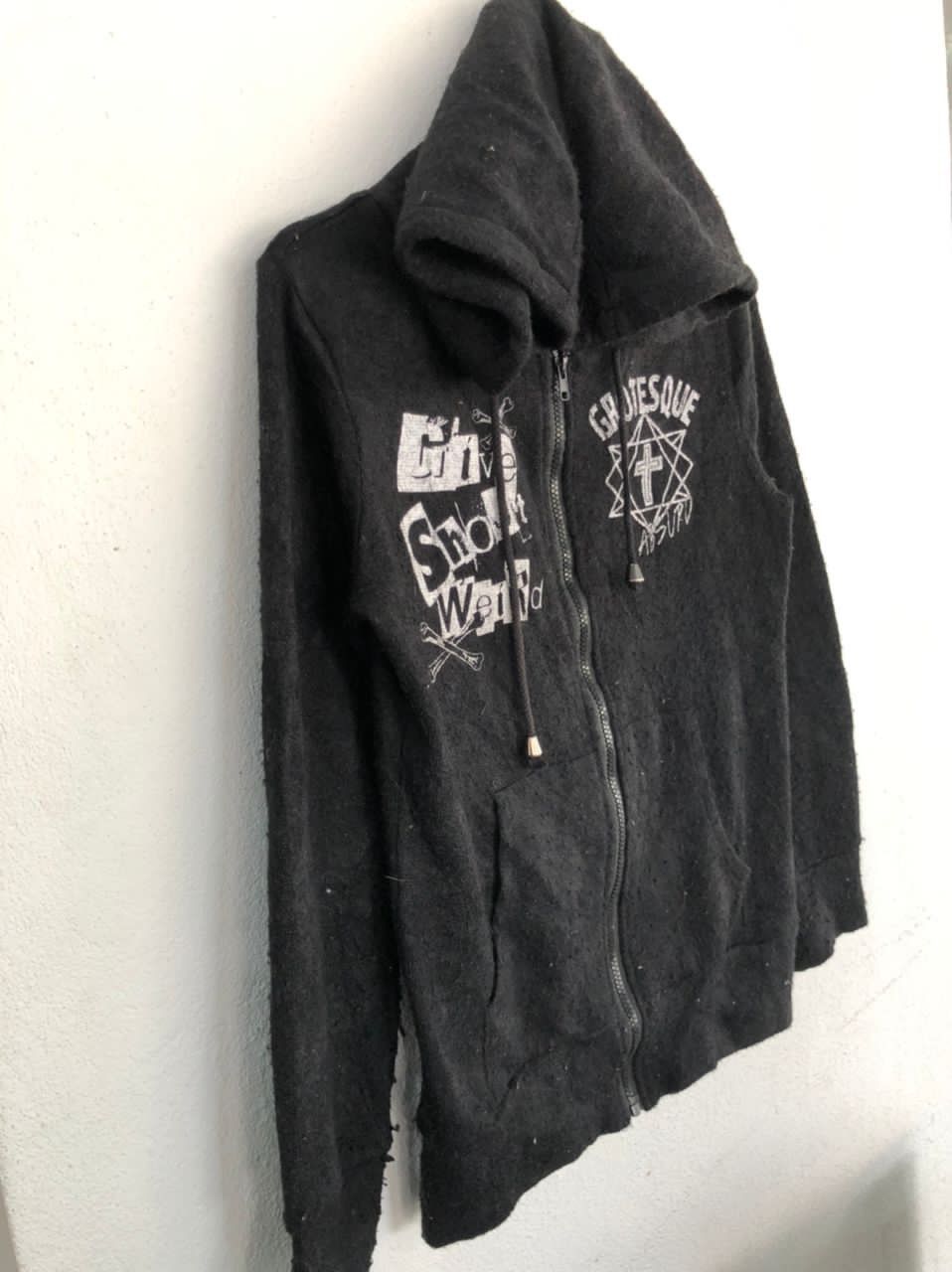 Japanese Brand Ghost of Harlem hodie with skull design Size US S / EU 44-46 / 1 - 6 Thumbnail